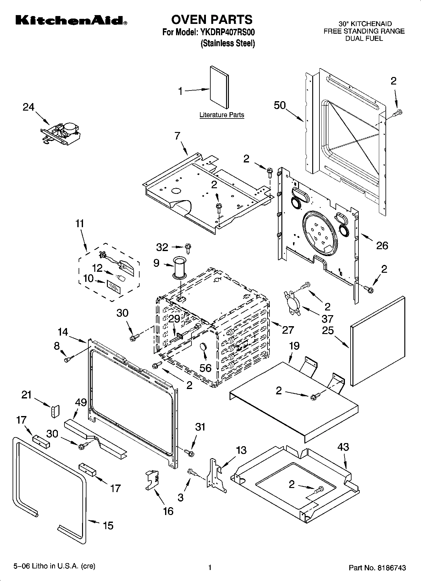 01 - OVEN PARTS