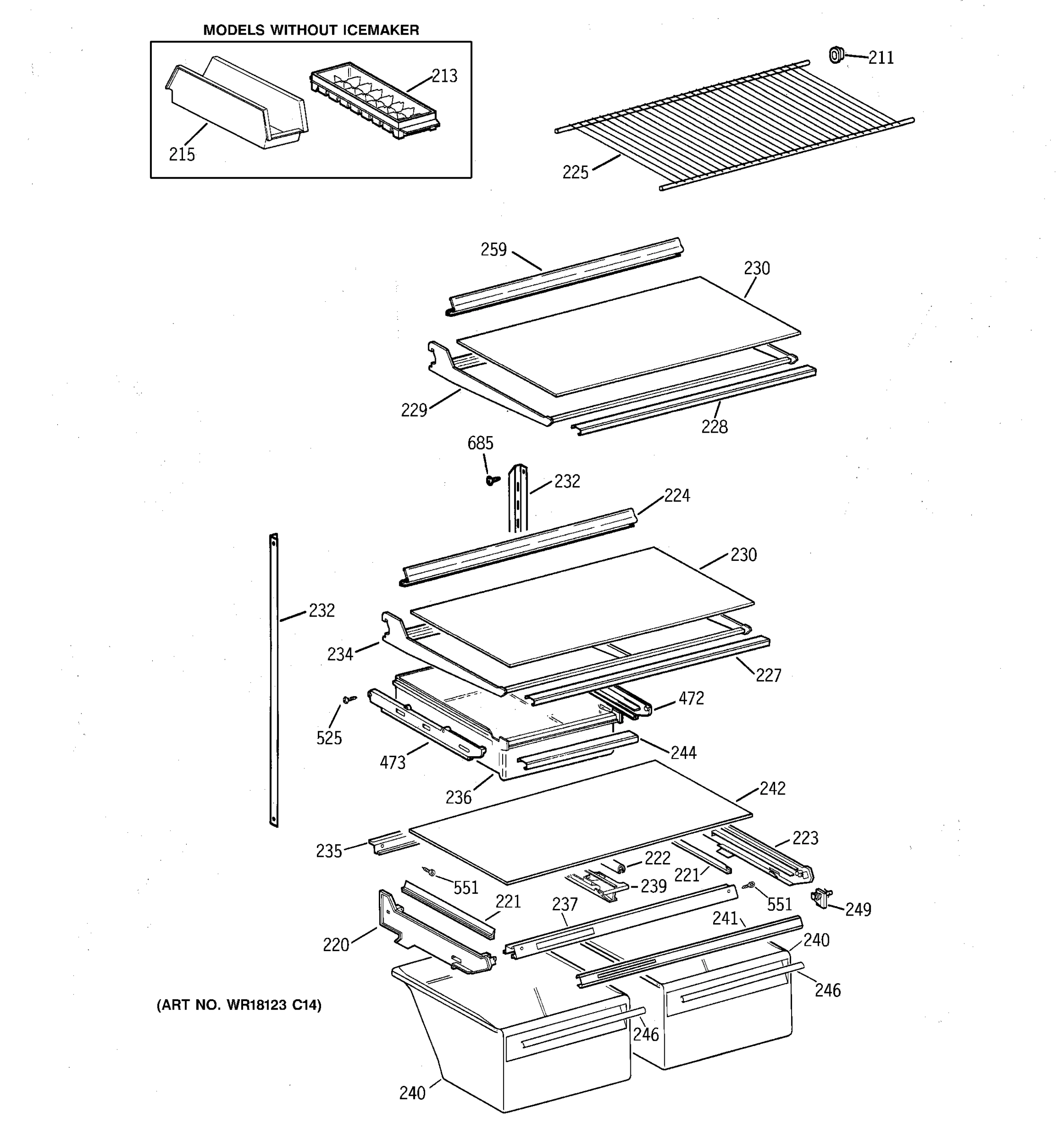 SHELF PARTS