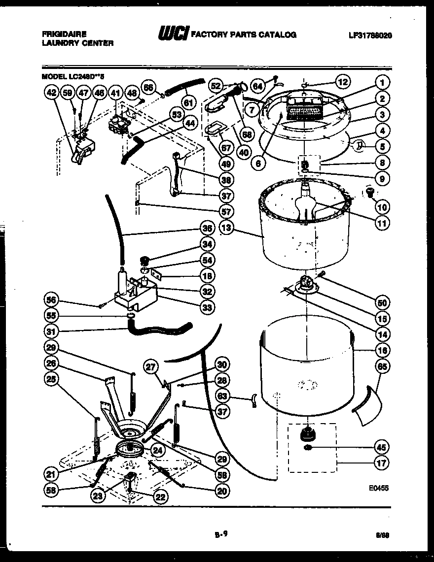 05 - TUBS, WATER VALVE AND LID SWITCH