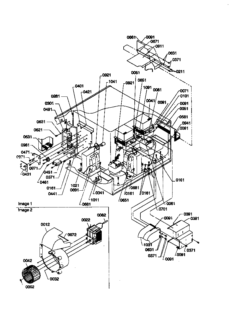 03 - ELEC COMPONENTS & BLOWER ASSEMBLIES