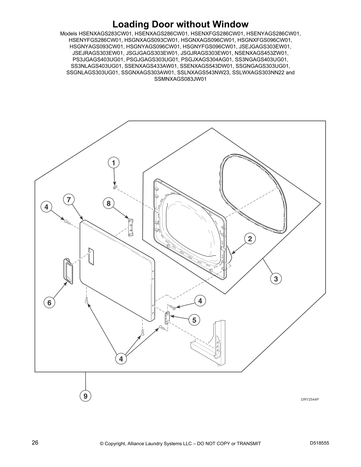 Loading Door without Window