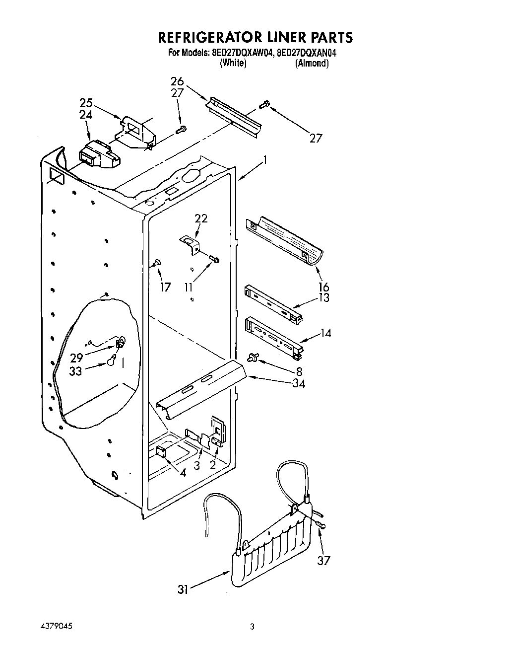 02 - REFRIGERATOR LINER