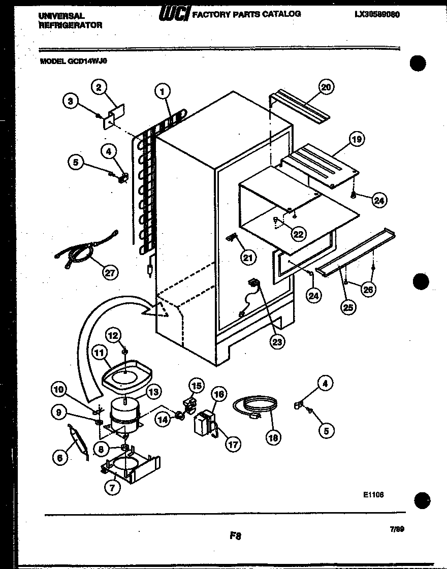 04 - SYSTEM AND AUTOMATIC DEFROST PARTS
