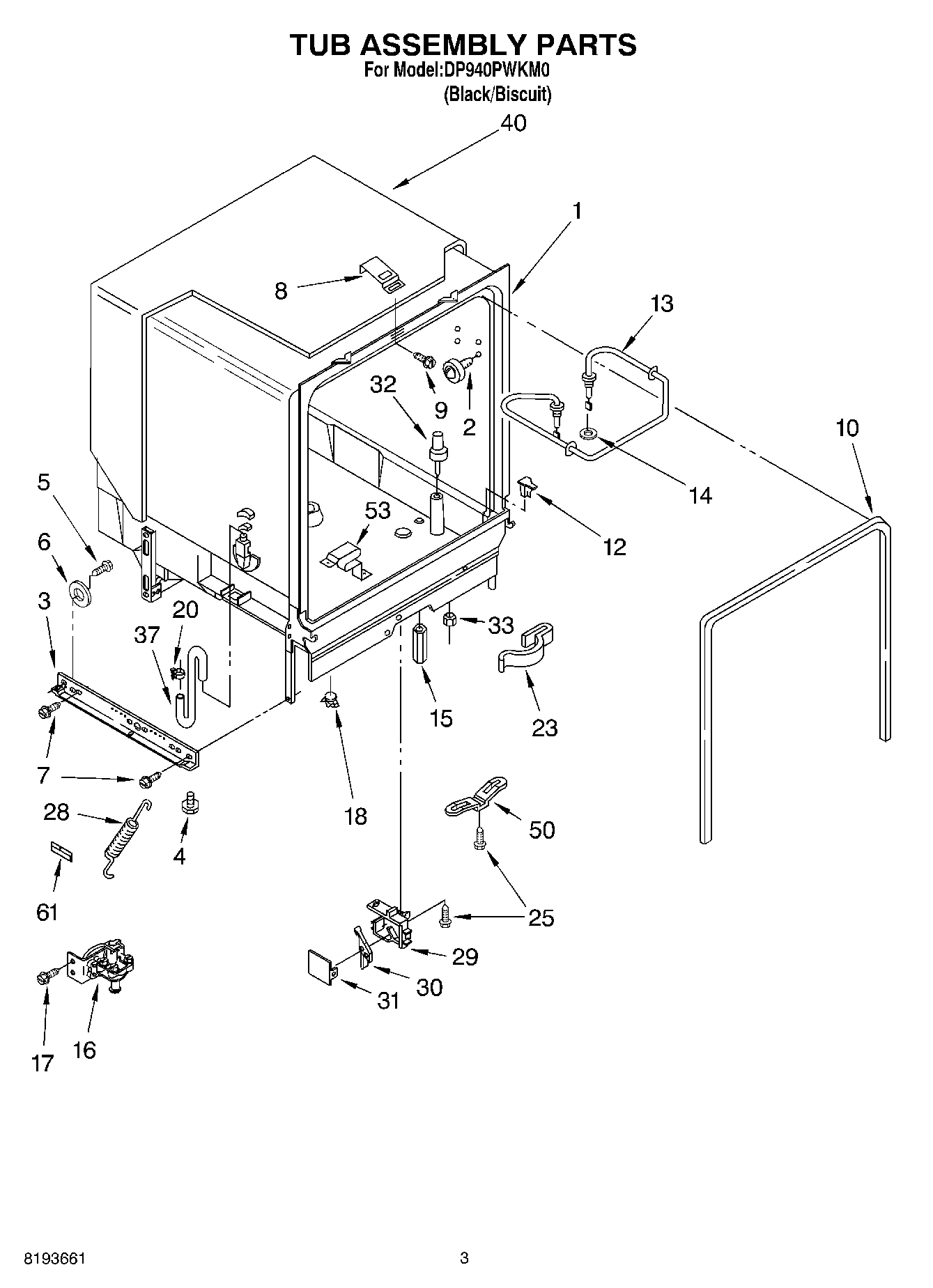 03 - TUB ASSEMBLY