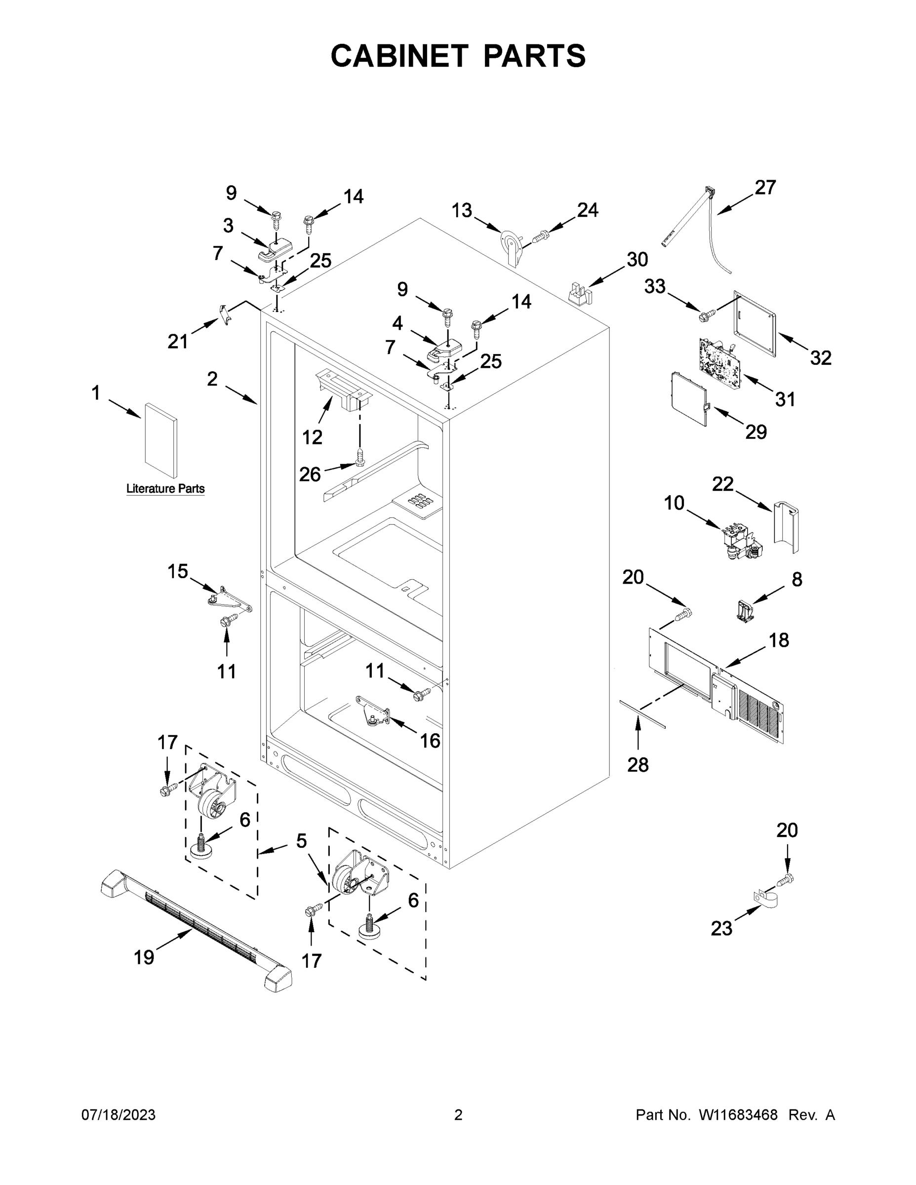 02 - CABINET PARTS