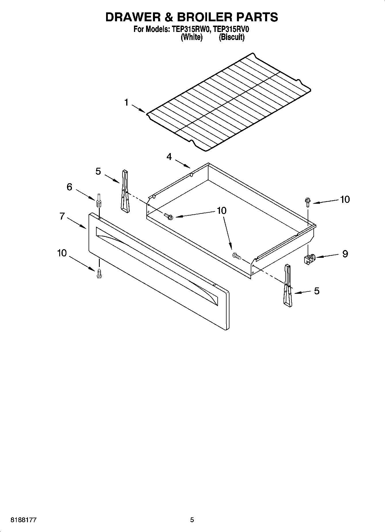 04 - DRAWER & BROILER PARTS