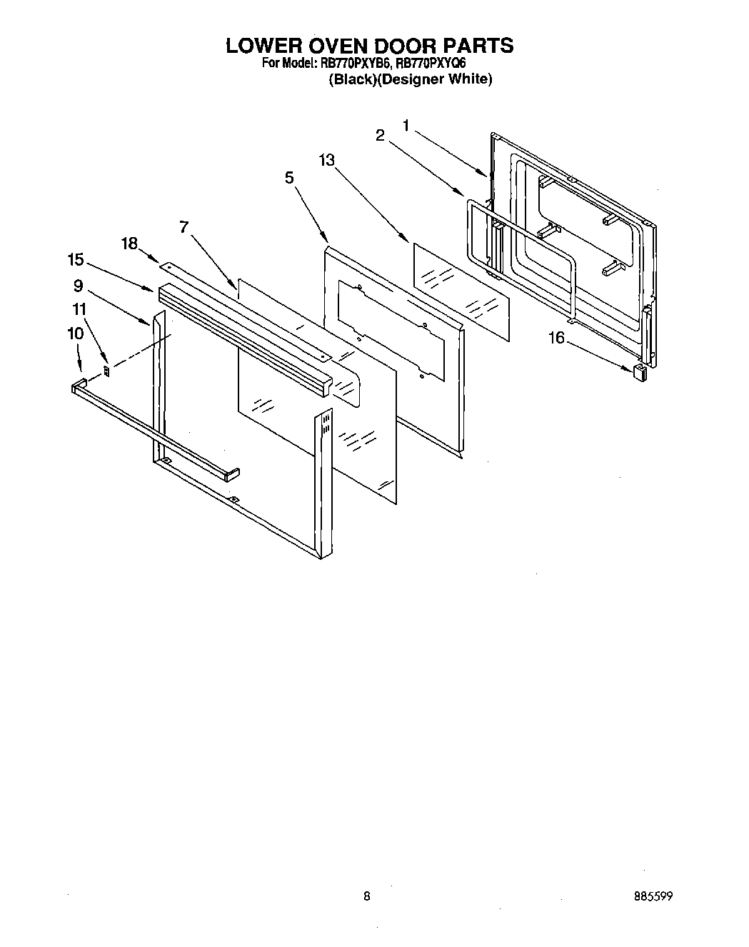 05 - LOWER OVEN DOOR