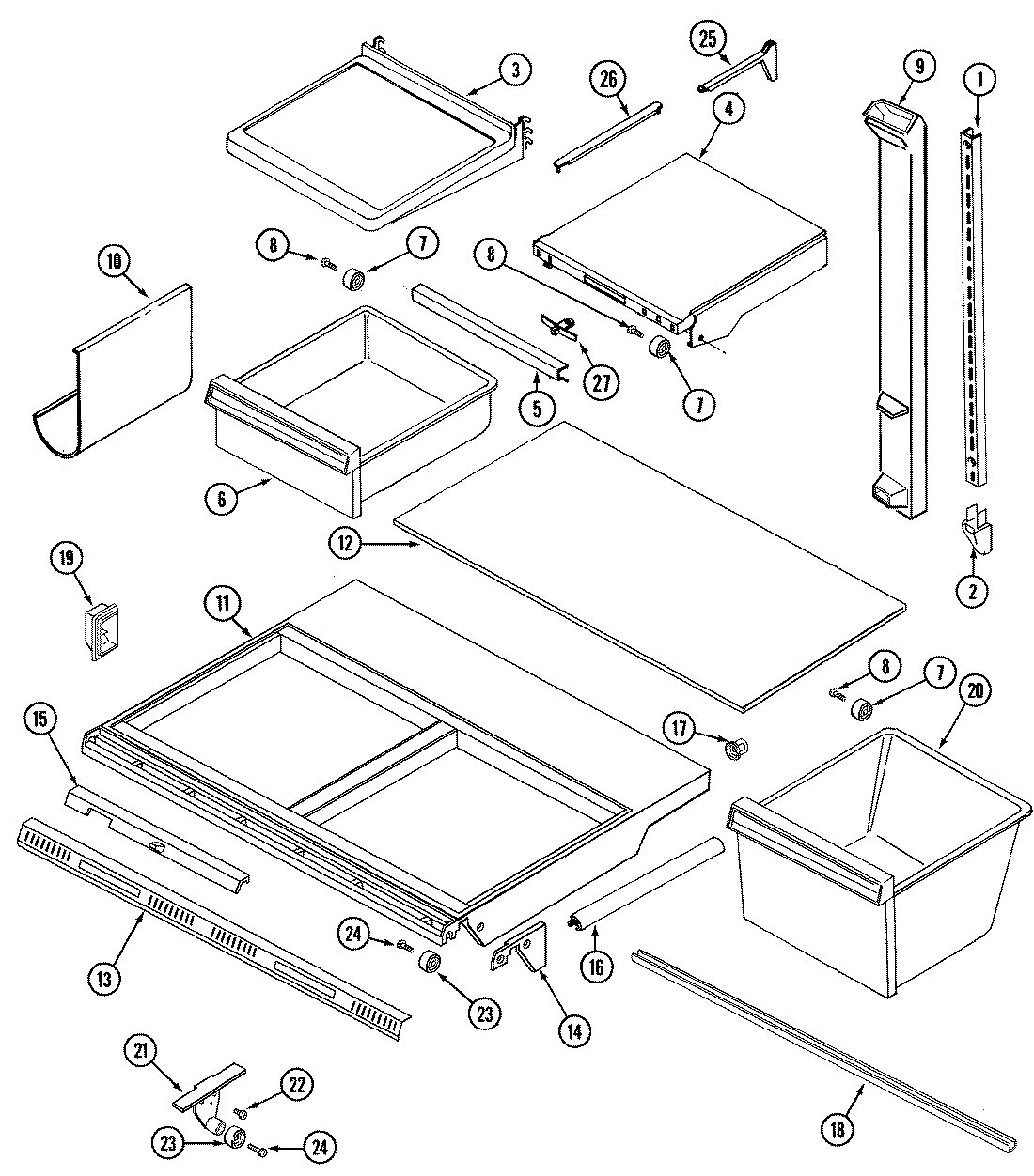 10 - SHELVES & ACCESSORIES