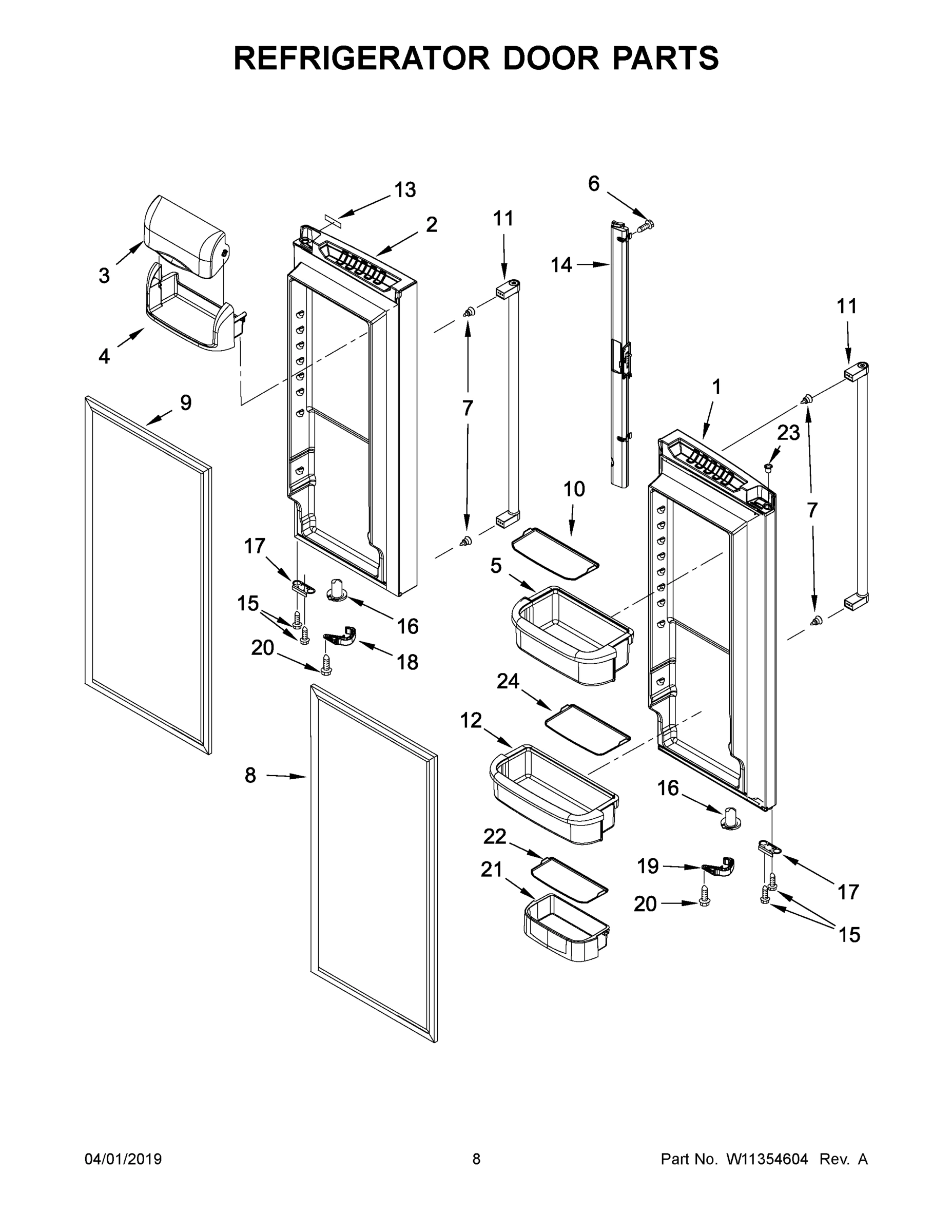 05 - REFRIGERATOR DOOR PARTS