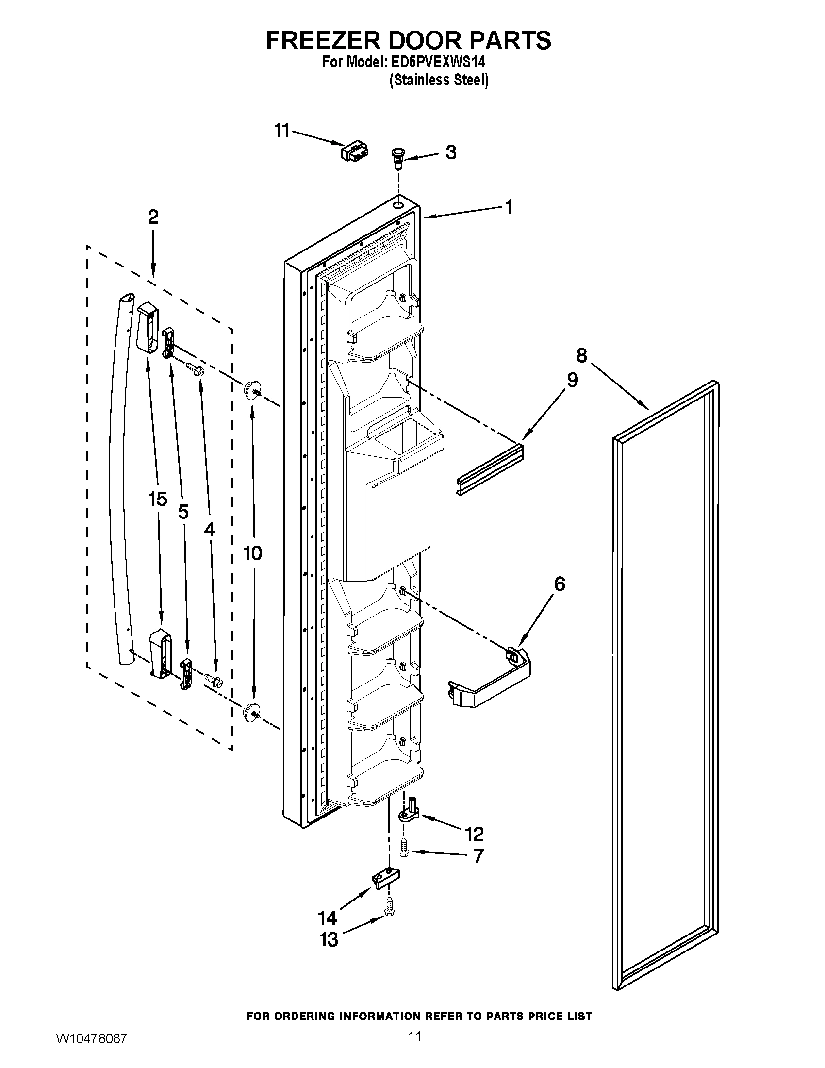 07 - FREEZER DOOR PARTS