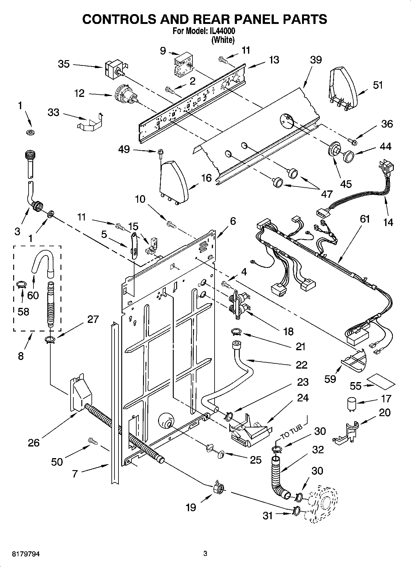 02 - CONTROLS AND REAR PANEL PARTS