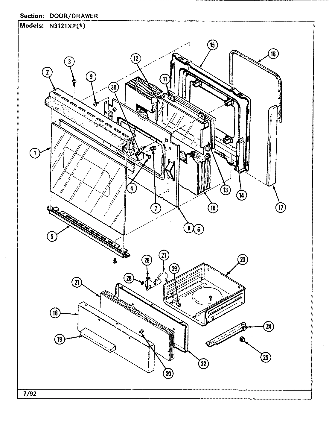 03 - DOOR/DRAWER (N3121XPx)