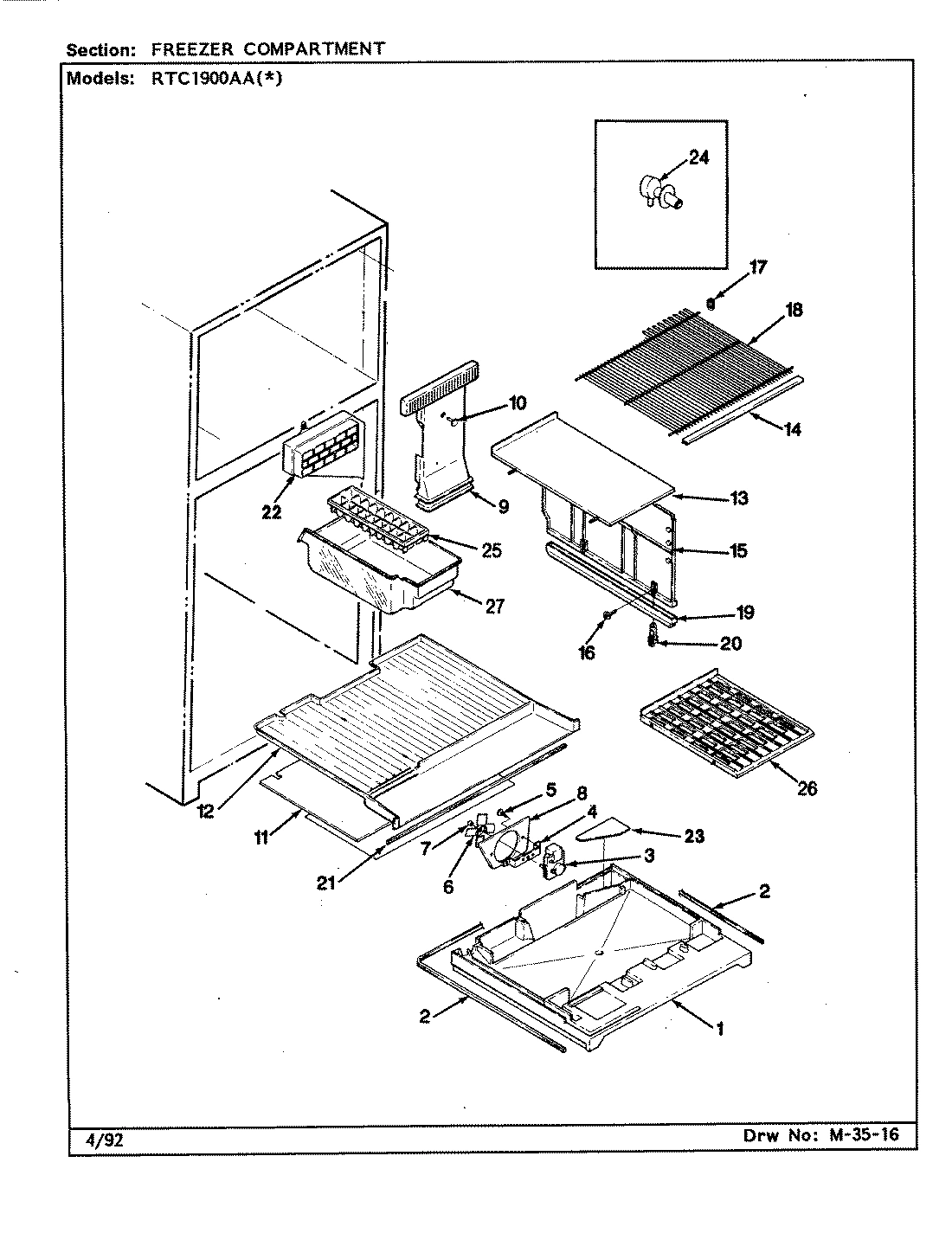 01 - FREEZER COMPARTMENT