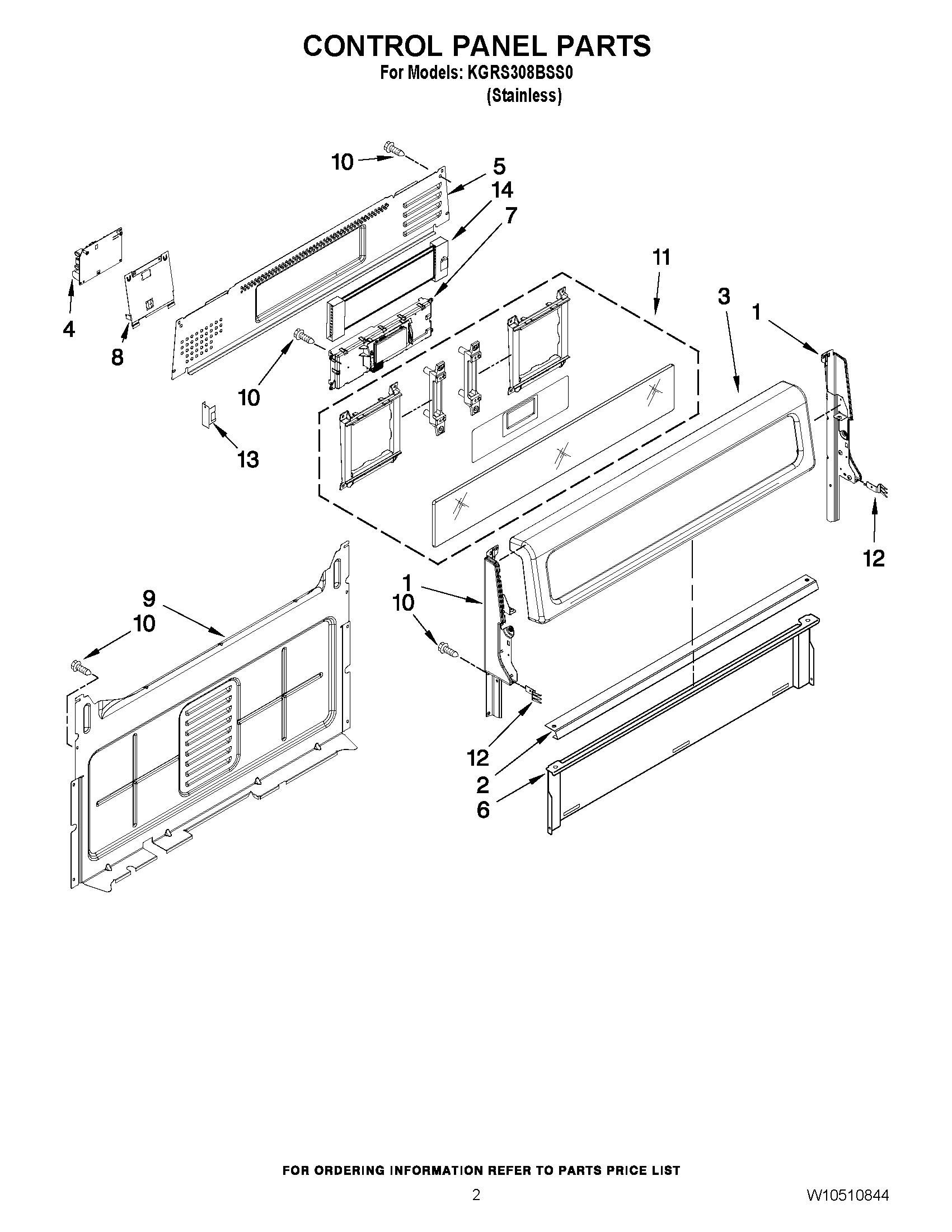 02 - CONTROL PANEL PARTS