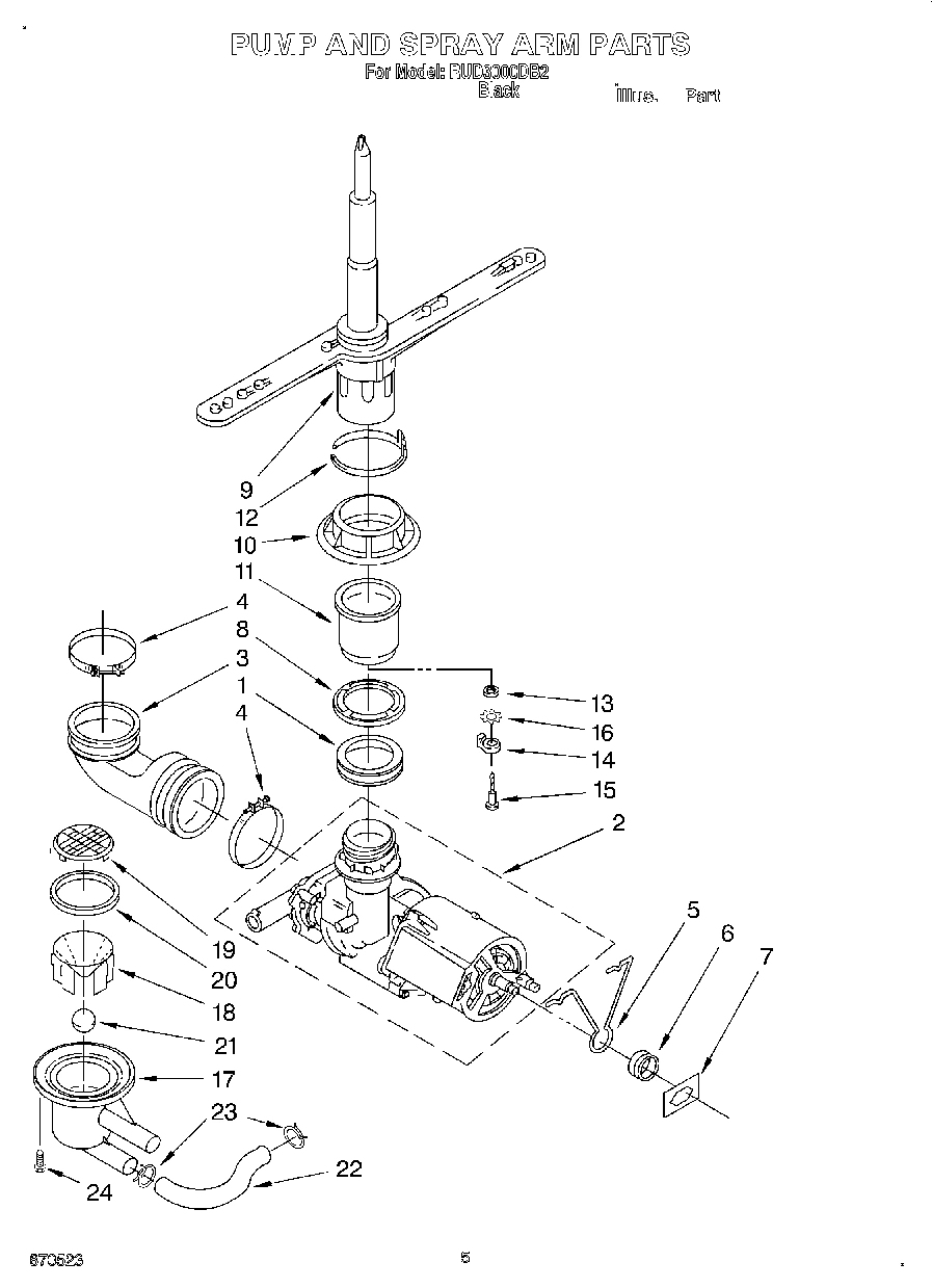 04 - PUMP AND SPRAY ARM