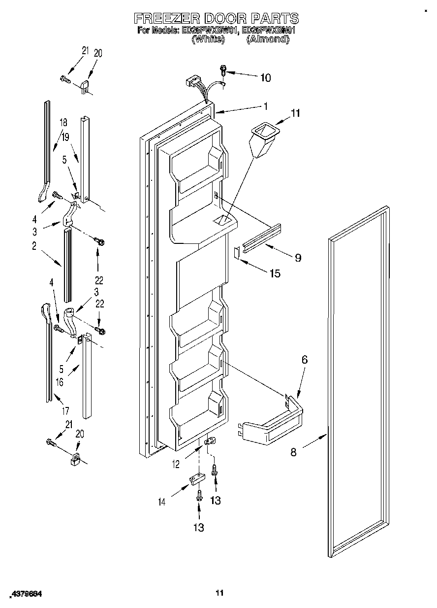 07 - FREEZER DOOR