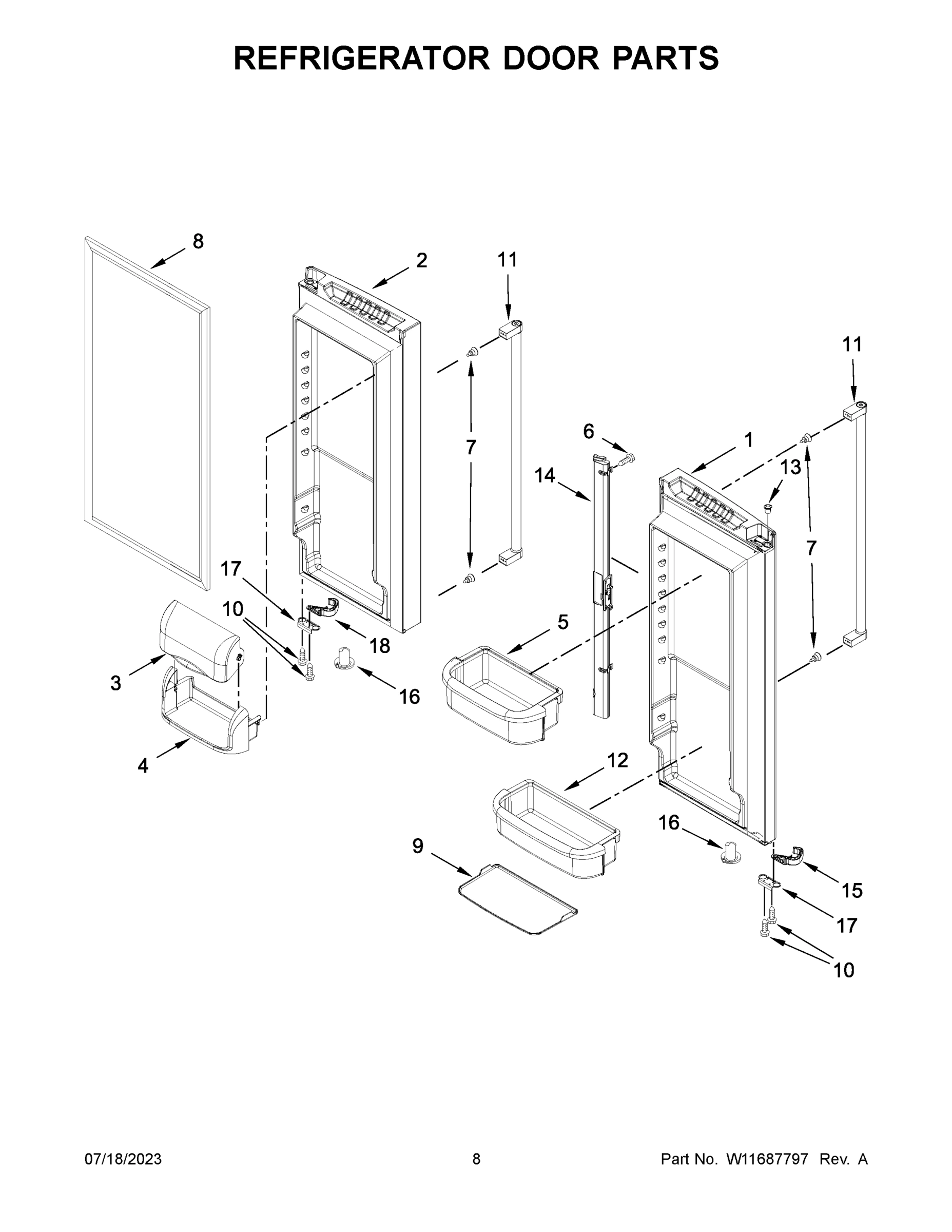 05 - REFRIGERATOR DOOR PARTS