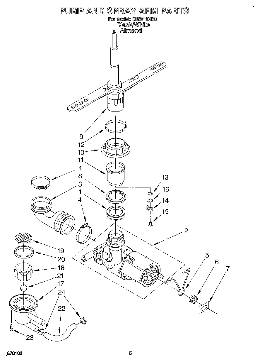 04 - PUMP AND SPRAY ARM