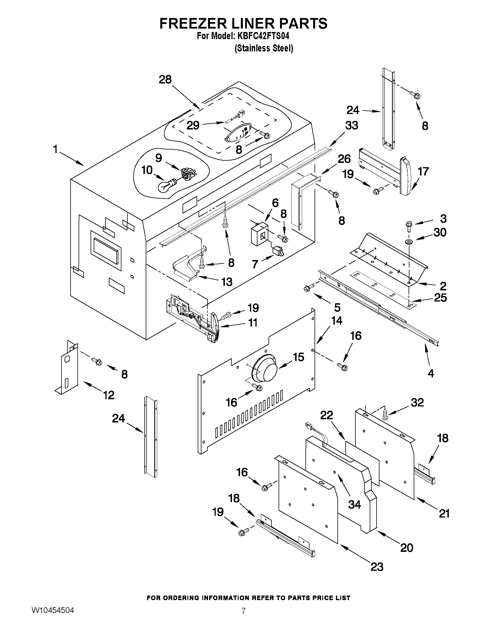 05 - FREEZER LINER PARTS