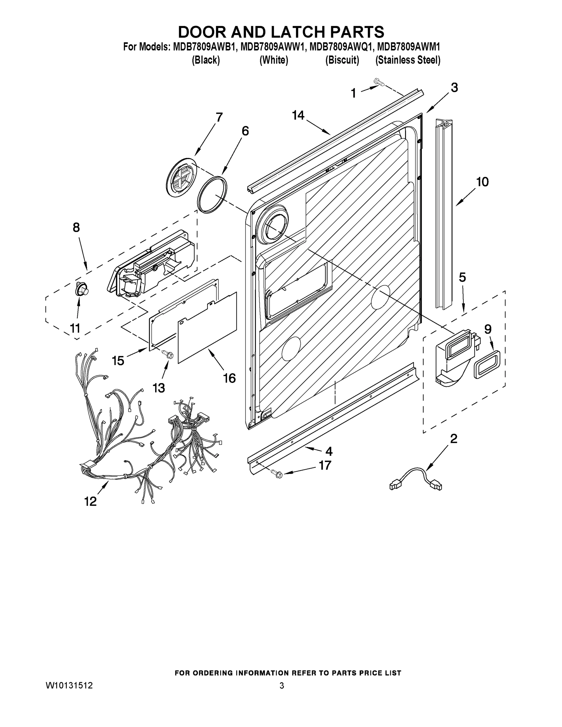 03 - DOOR AND LATCH PARTS