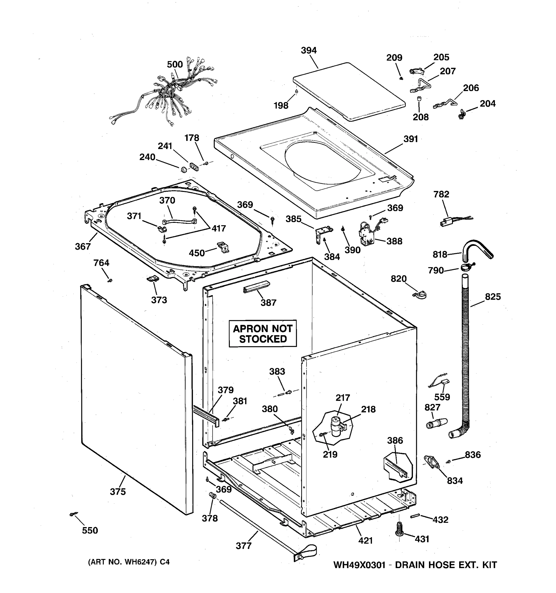 CABINET, COVER & FRONT PANEL