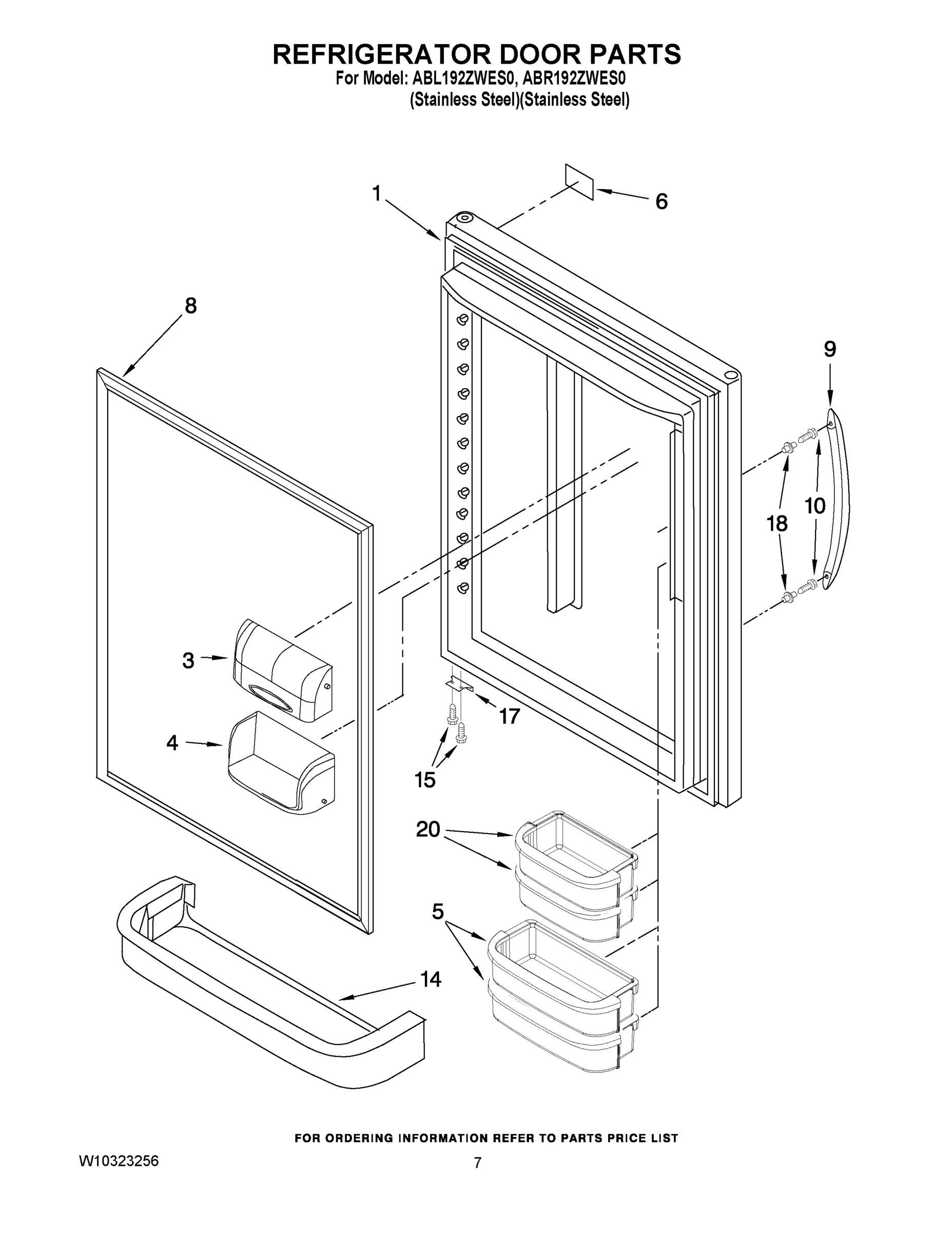 04 - REFRIGERATOR DOOR PARTS
