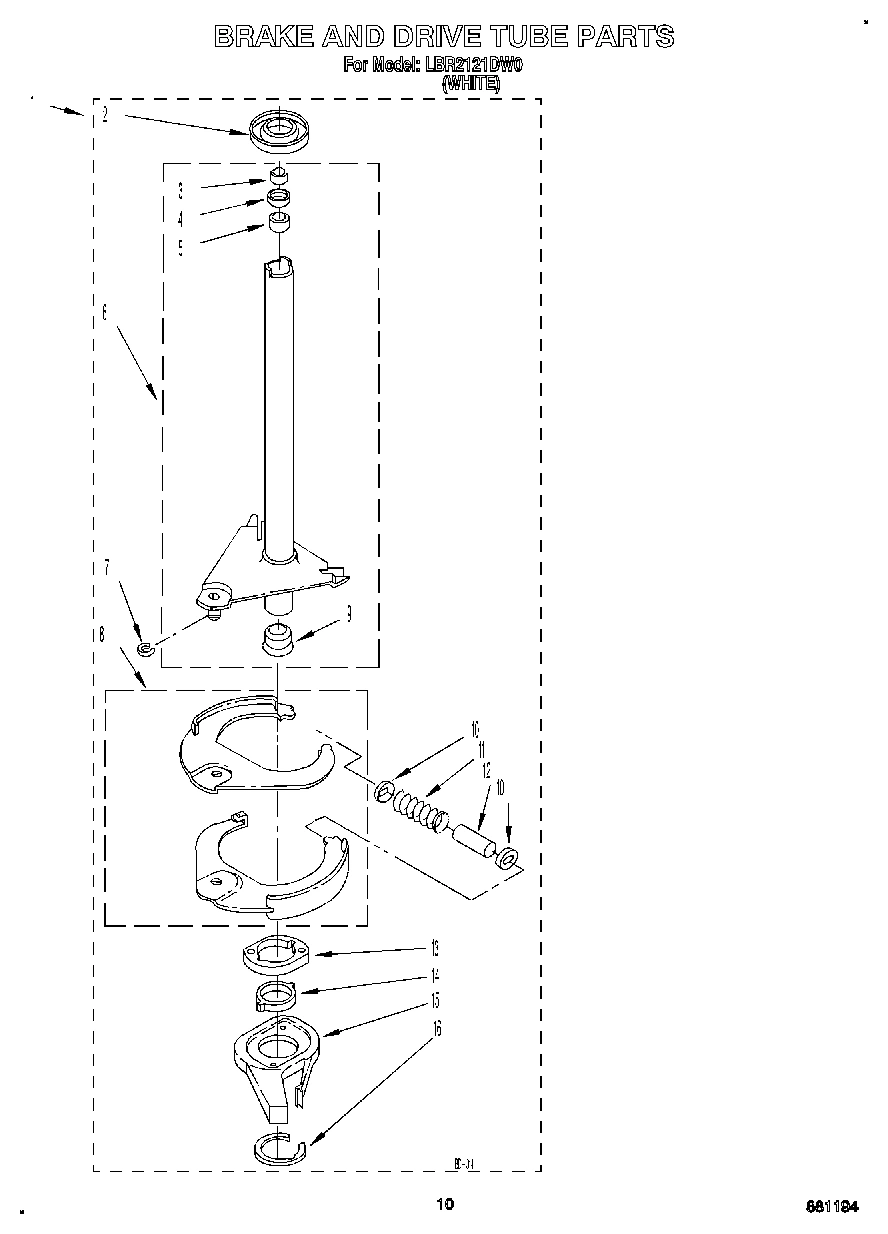 08 - BRAKE AND DRIVE TUBE