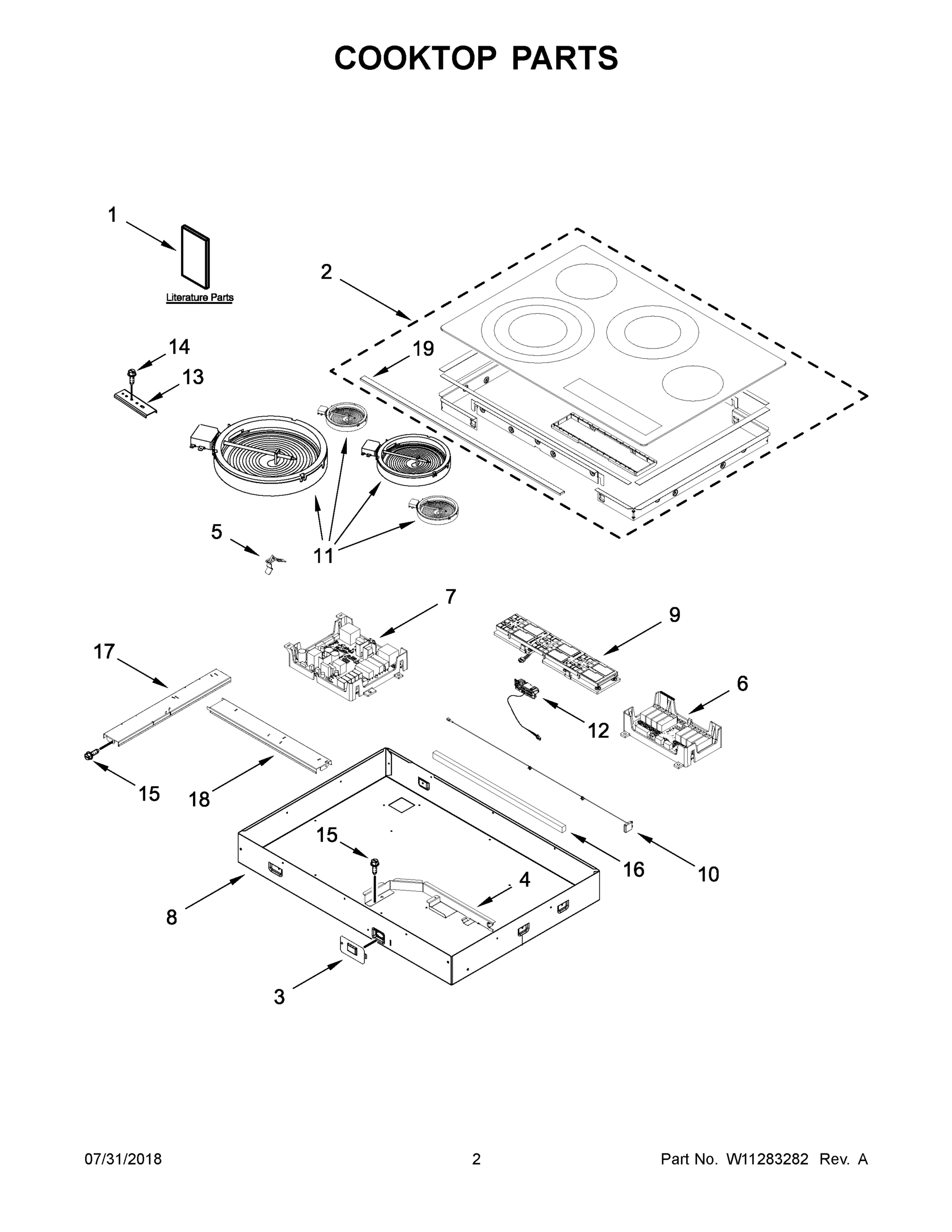 02 - COOKTOP PARTS