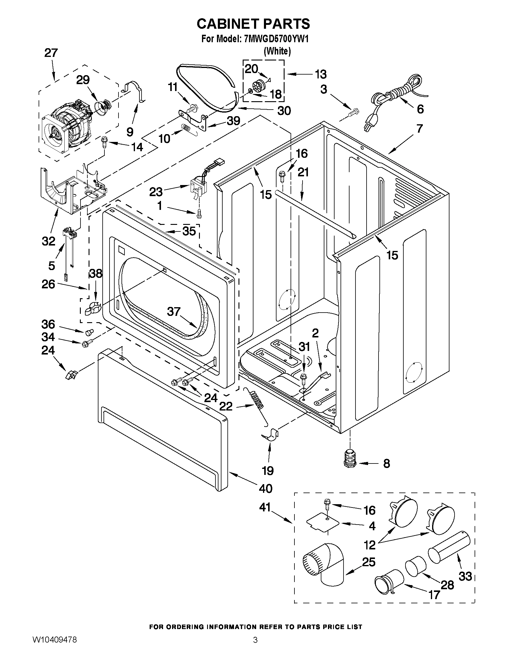 02 - CABINET PARTS