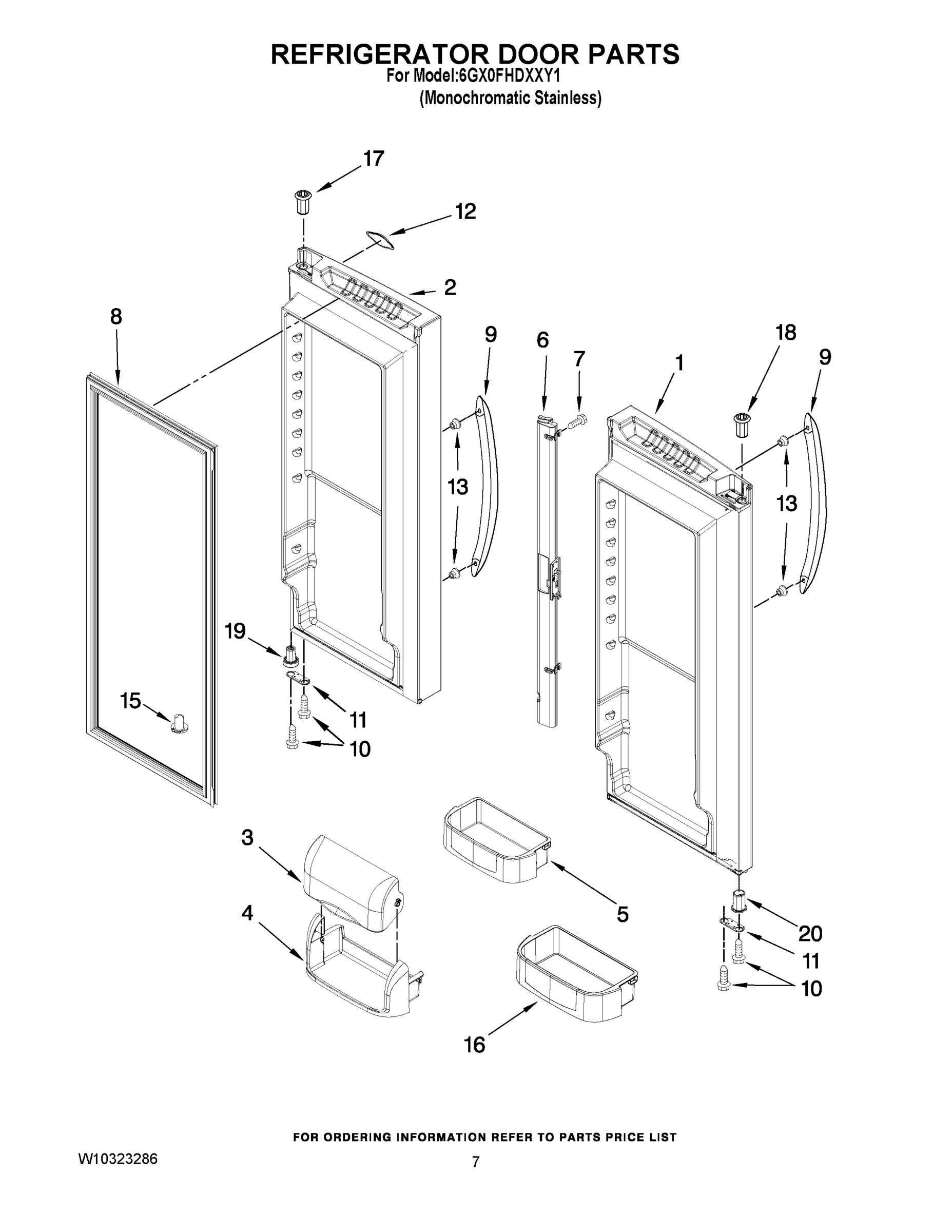 04 - REFRIGERATOR DOOR PARTS