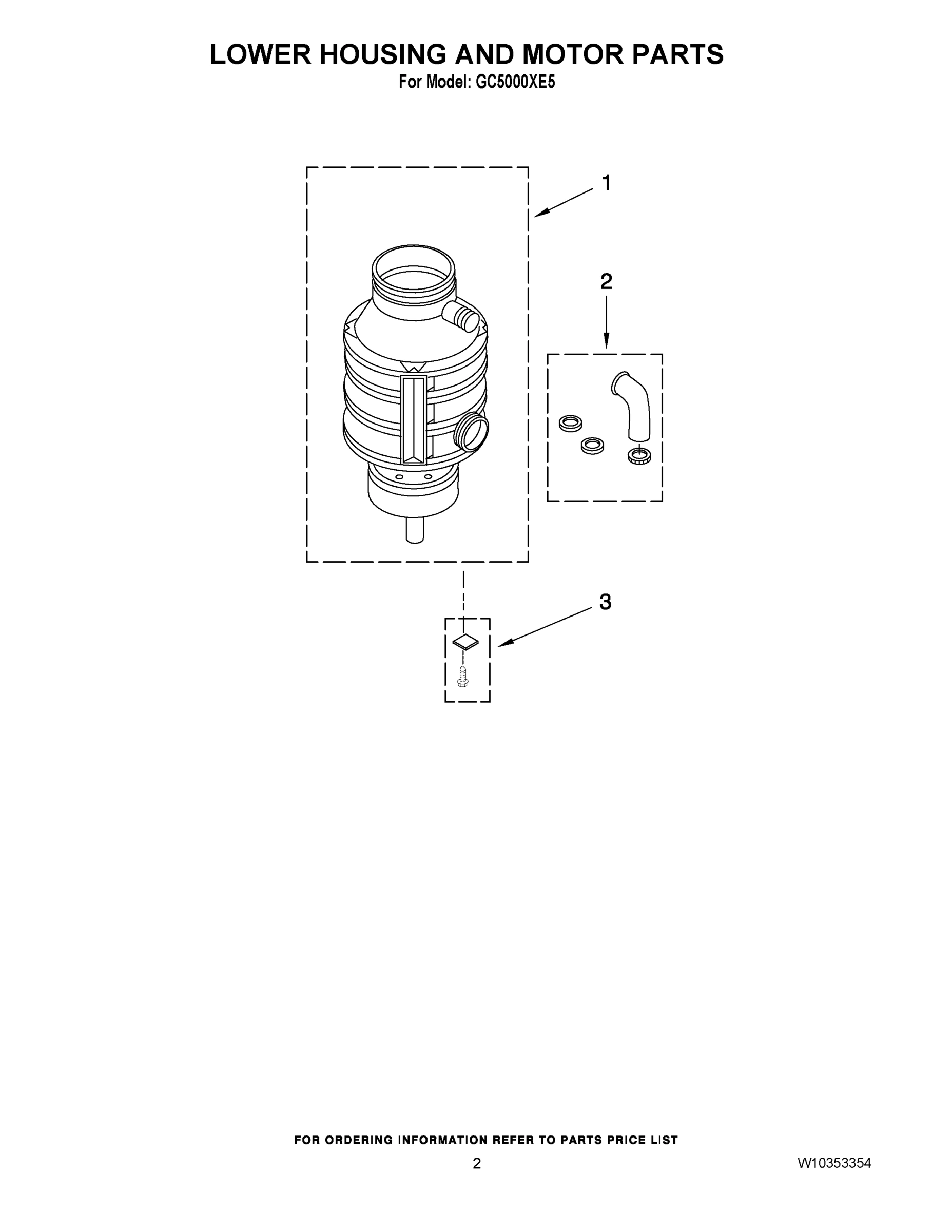 02 - LOWER HOUSING AND MOTOR PARTS