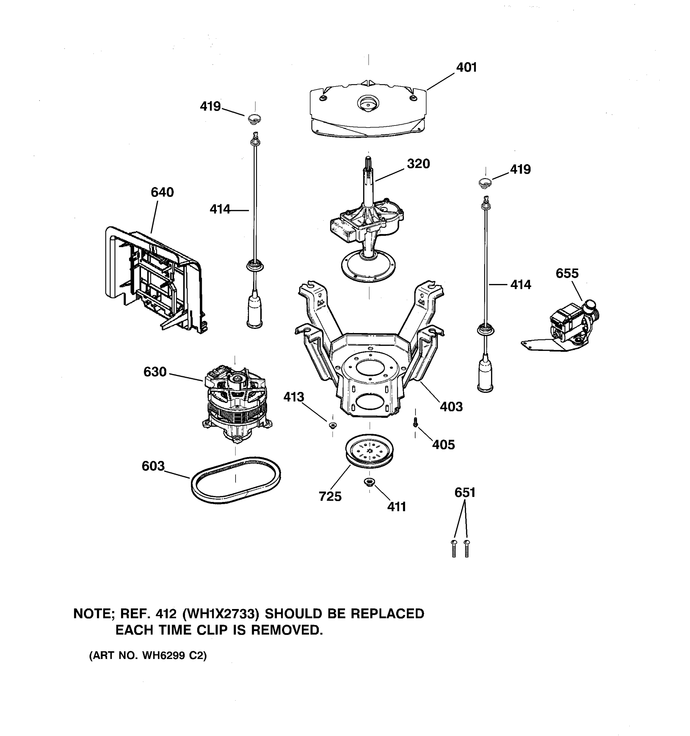 SUSPENSION, PUMP & DRIVE COMPONENTS