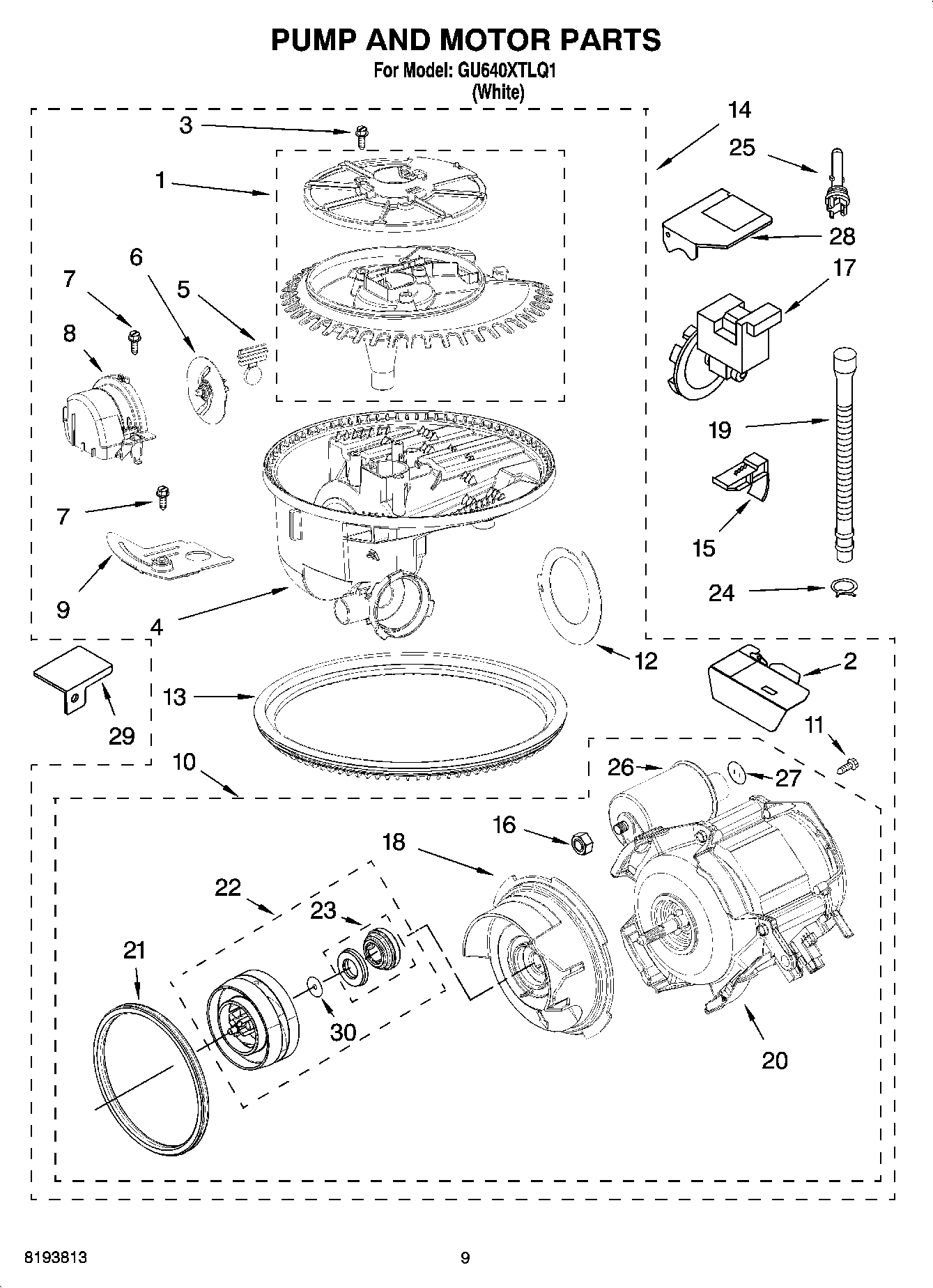 08 - PUMP AND MOTOR PARTS