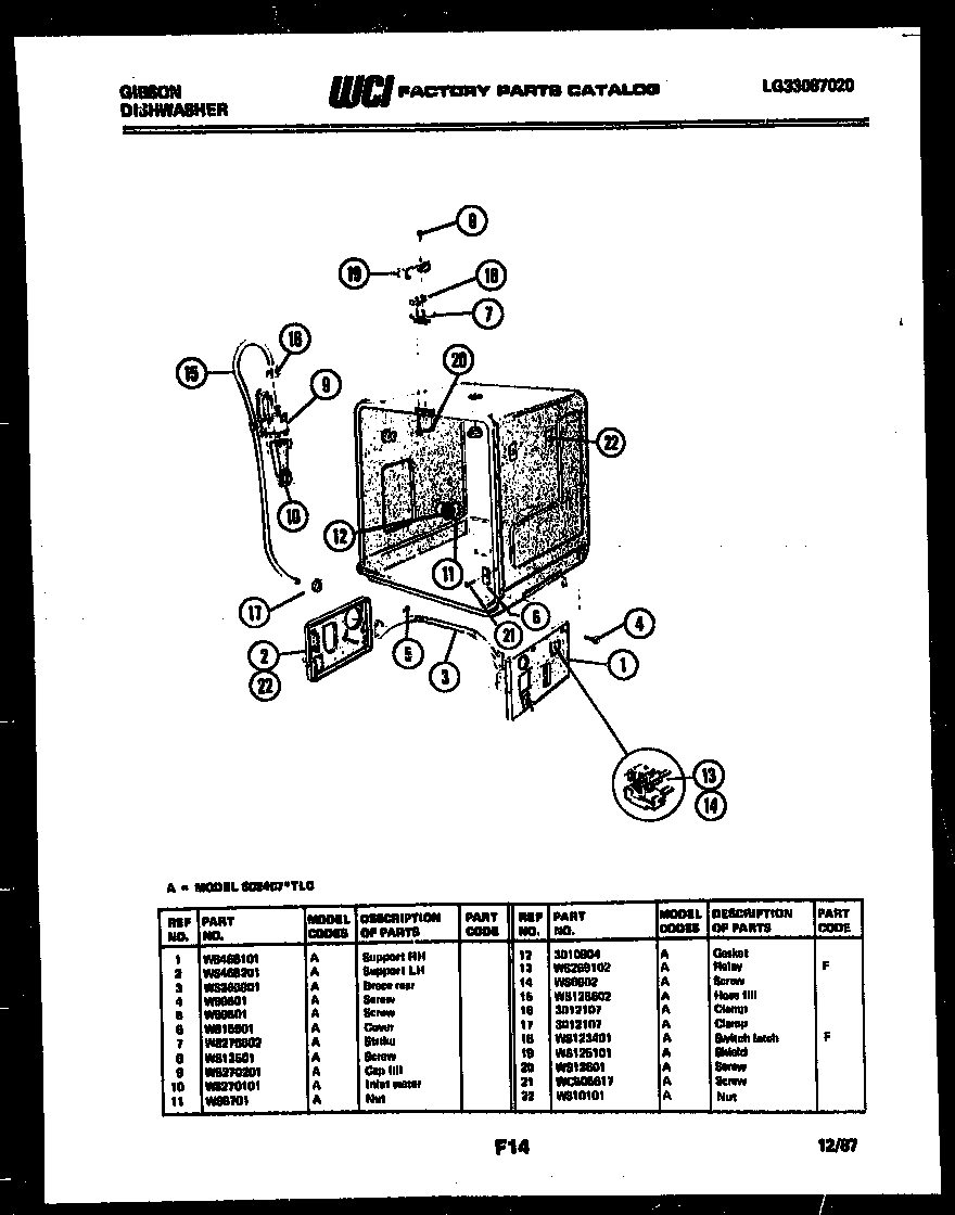 03 - TUB AND FRAME PARTS