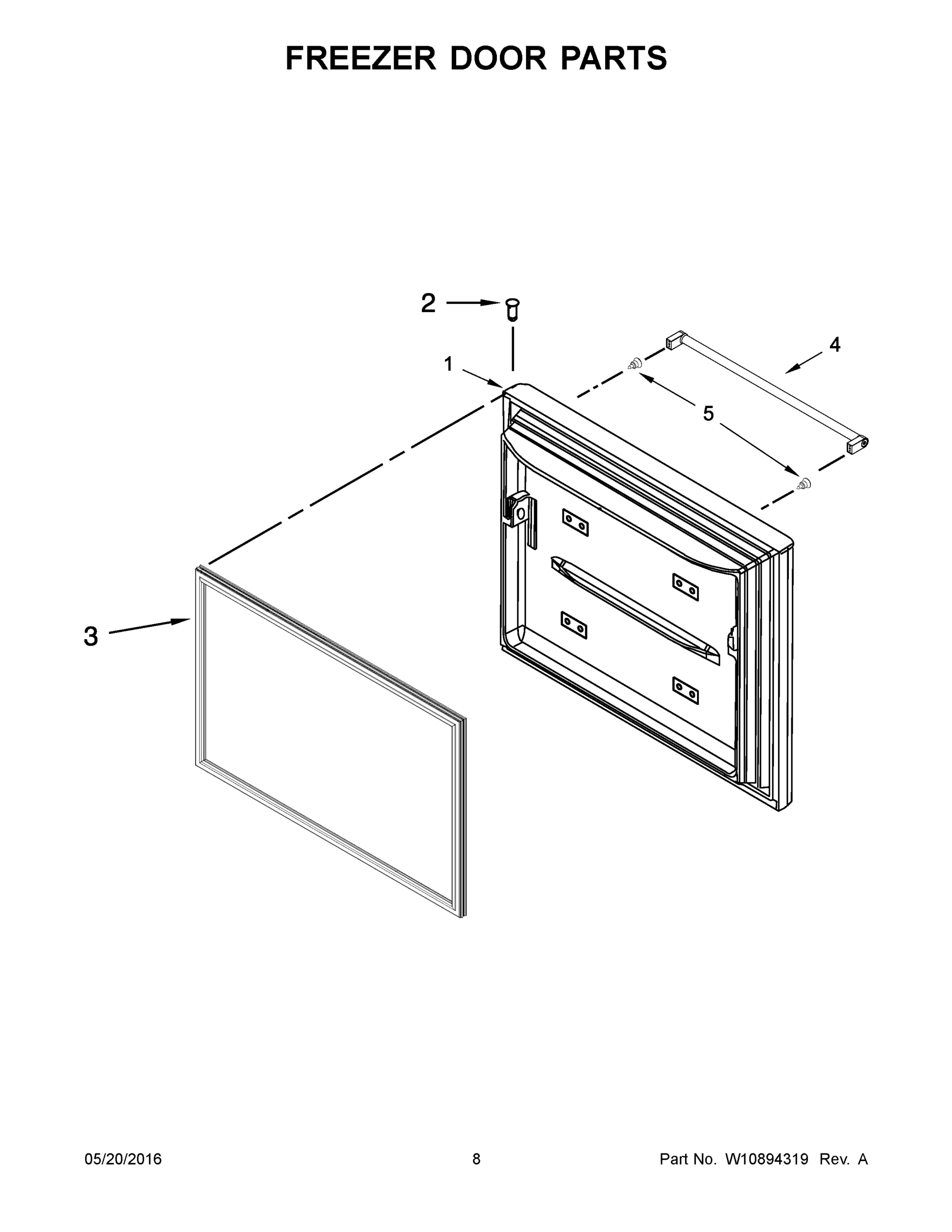 05 - FREEZER DOOR PARTS