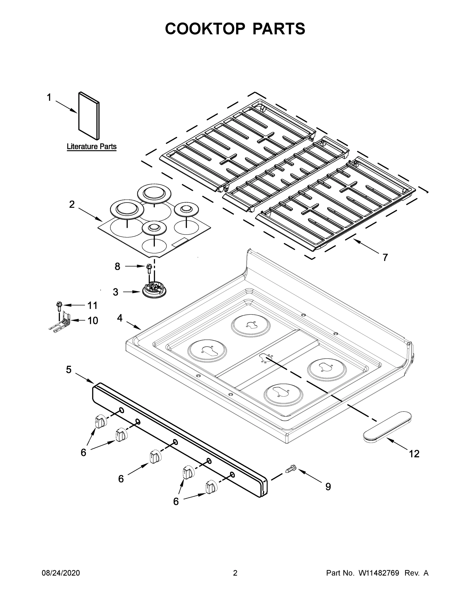 02 - COOKTOP PARTS