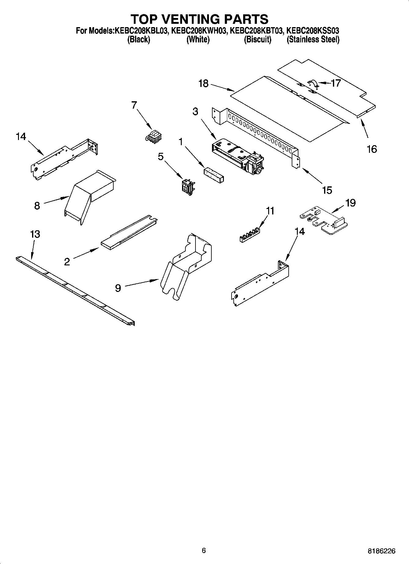 05 - TOP VENTING PARTS, OPTIONAL PARTS