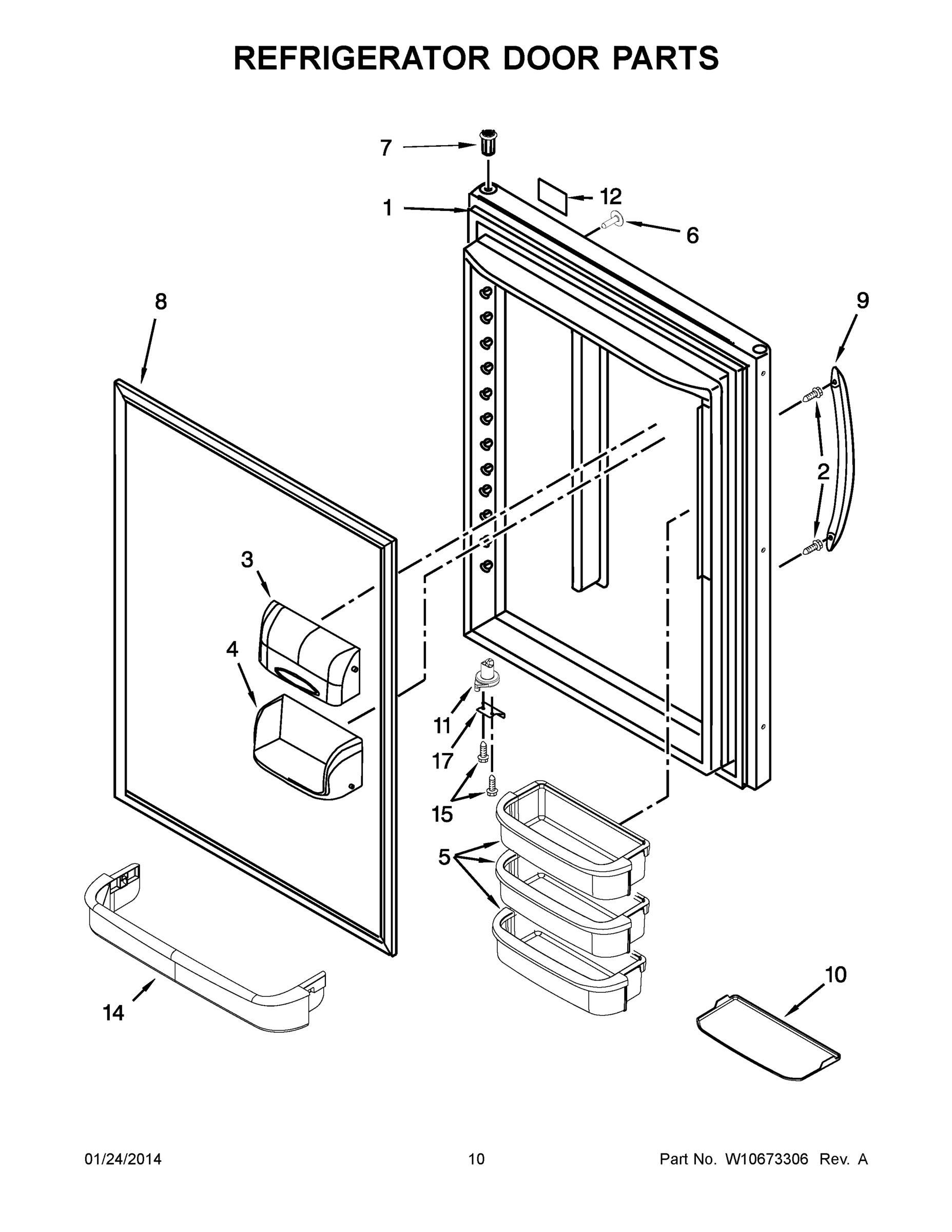 06 - REFRIGERATOR DOOR PARTS