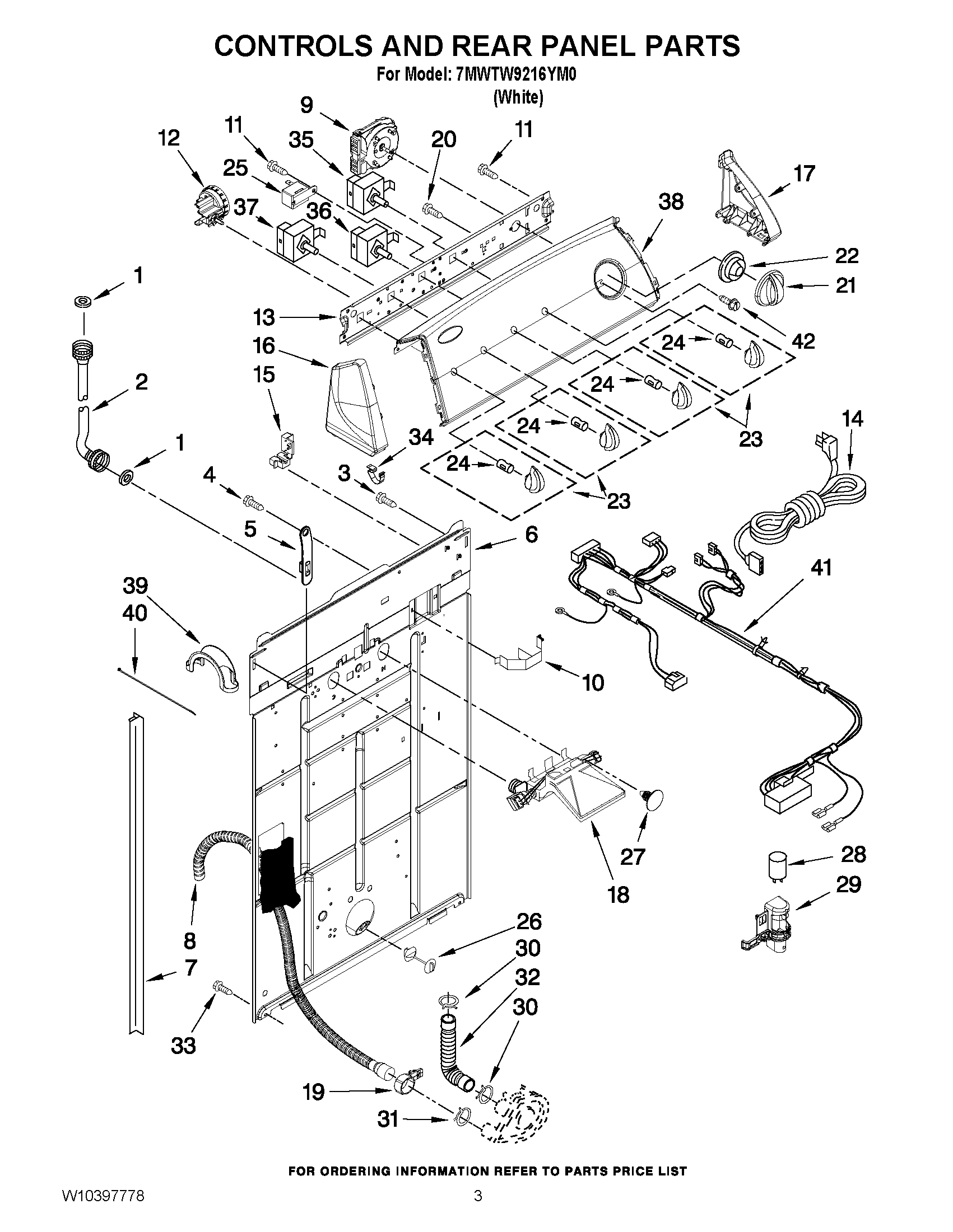 02 - CONTROLS AND REAR PANEL PARTS