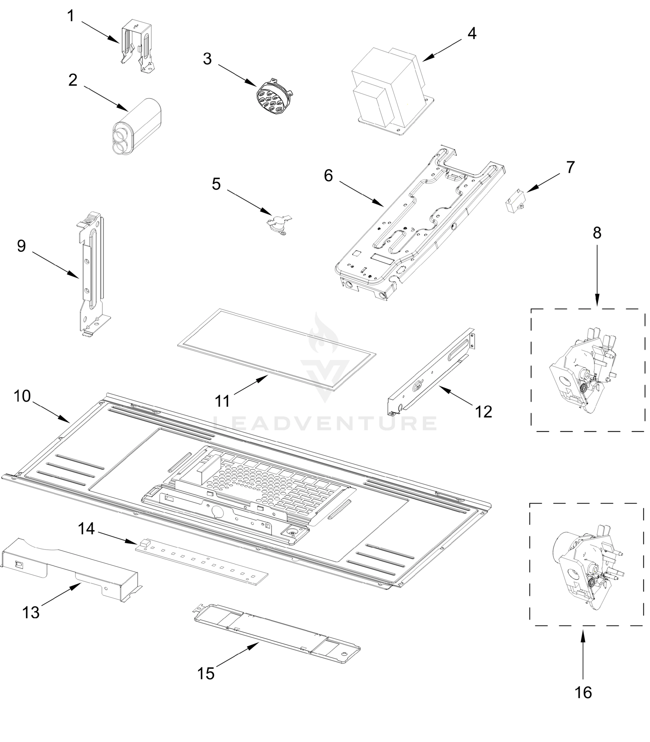 INTERIOR AND VENTILATION PARTS