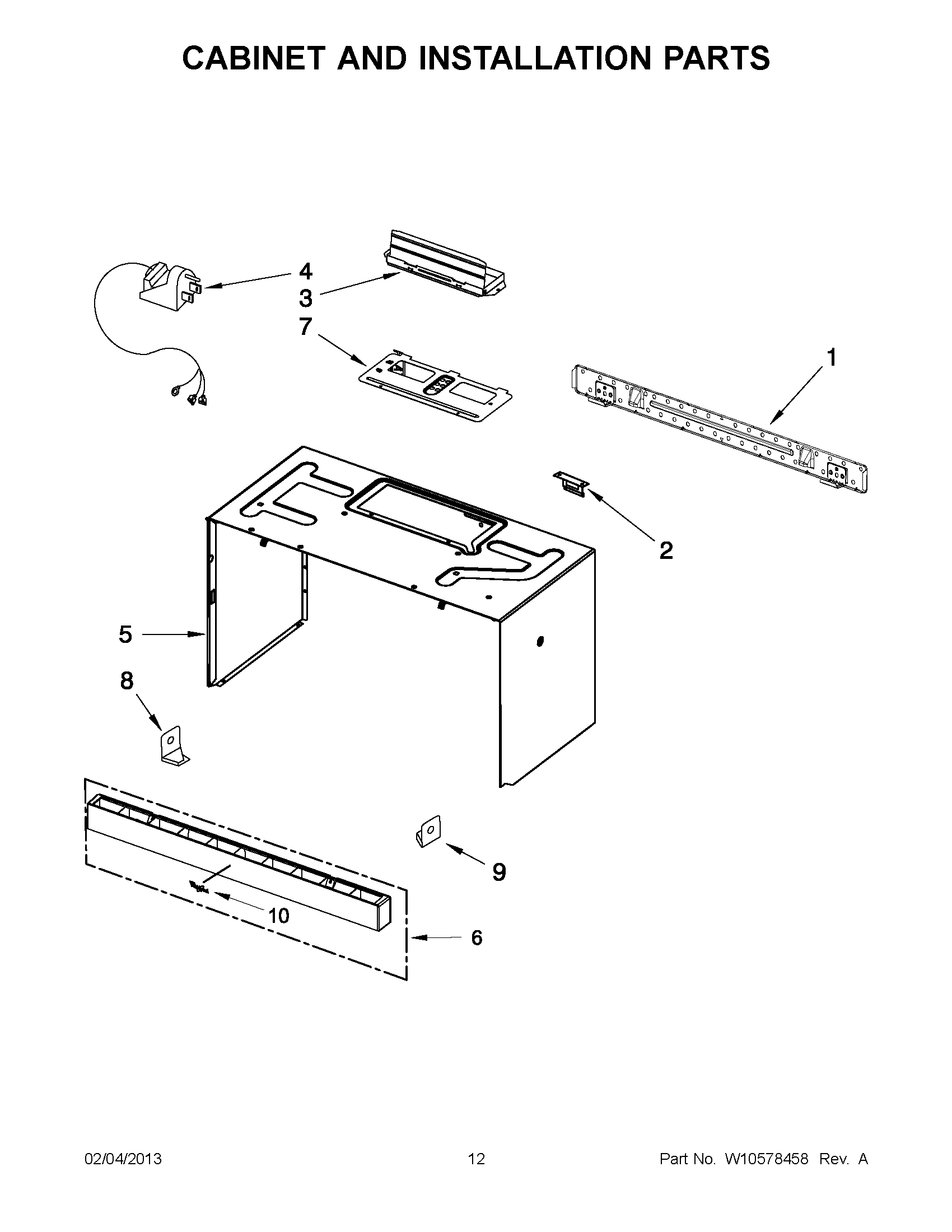 06 - CABINET AND INSTALLATION PARTS
