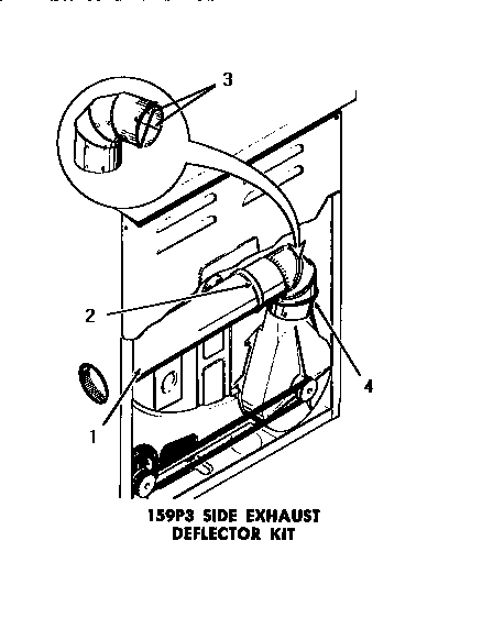 02 - 159P3 SIDE EXHAUST DEFLECTOR KIT