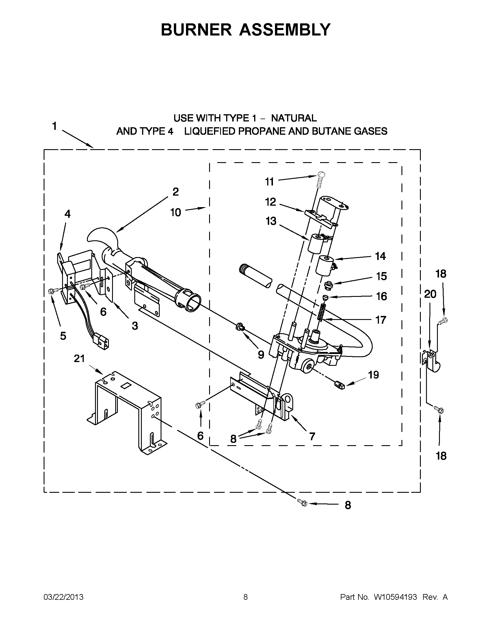 04 - BURNER ASSEMBLY