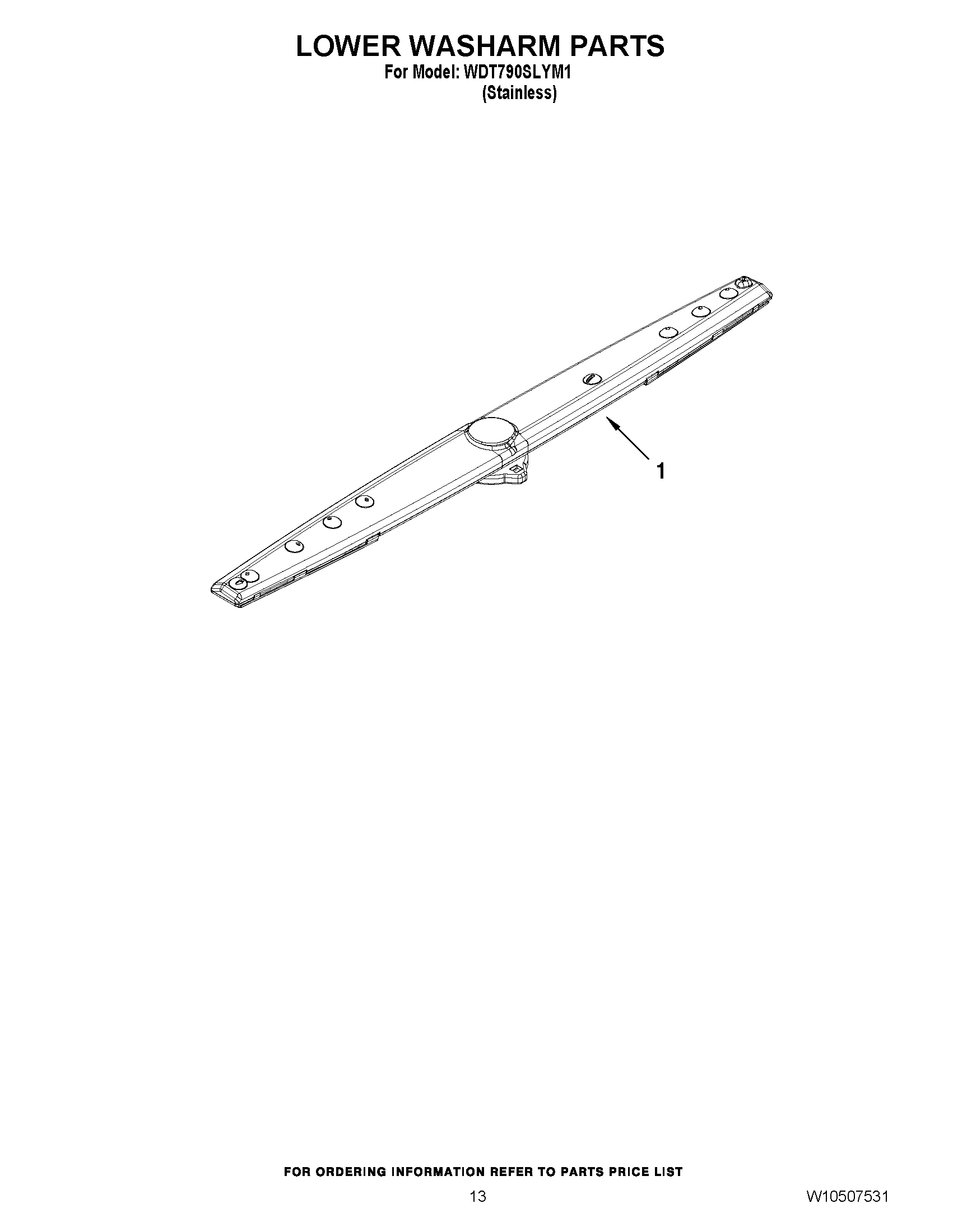11 - LOWER WASHARM PARTS