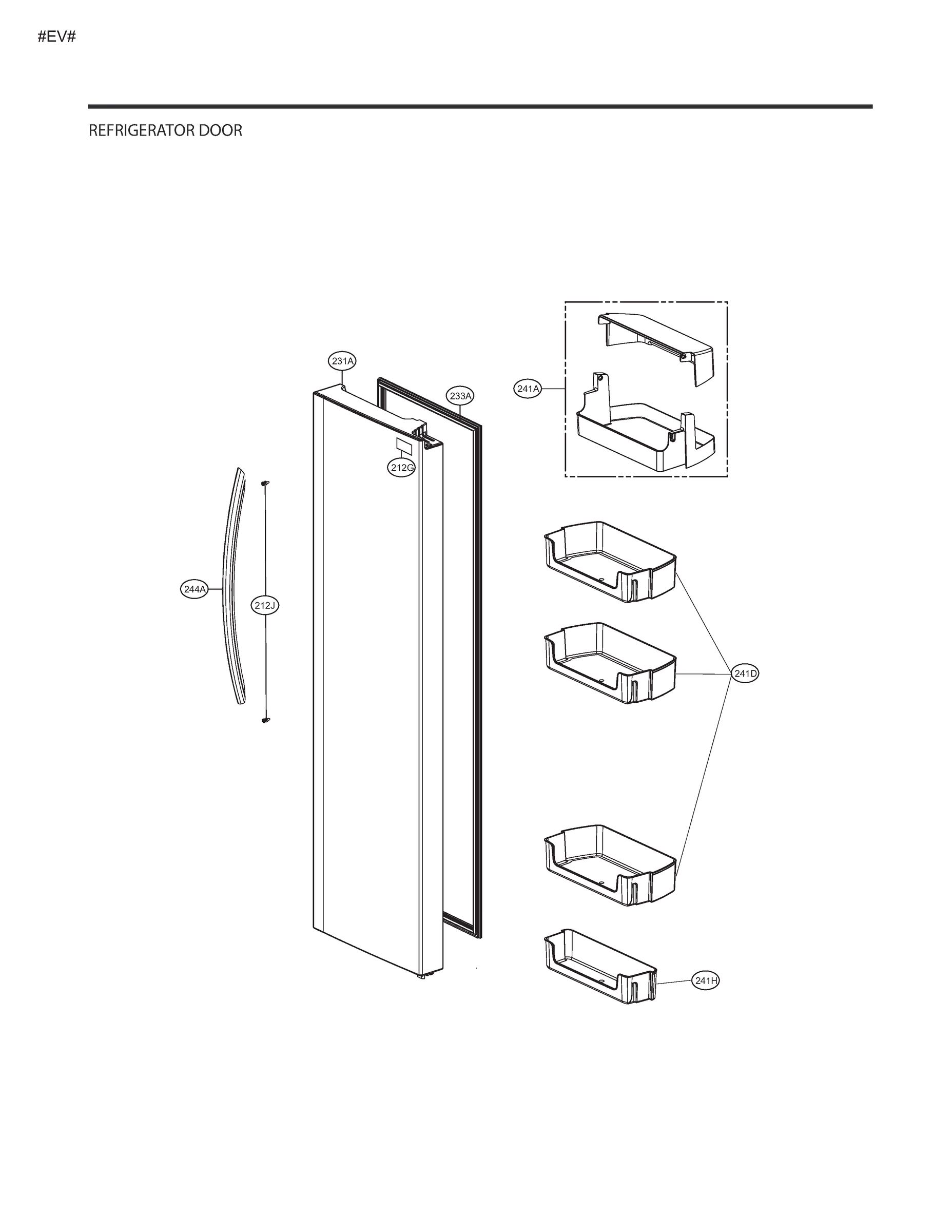 REFRIGERATOR DOOR