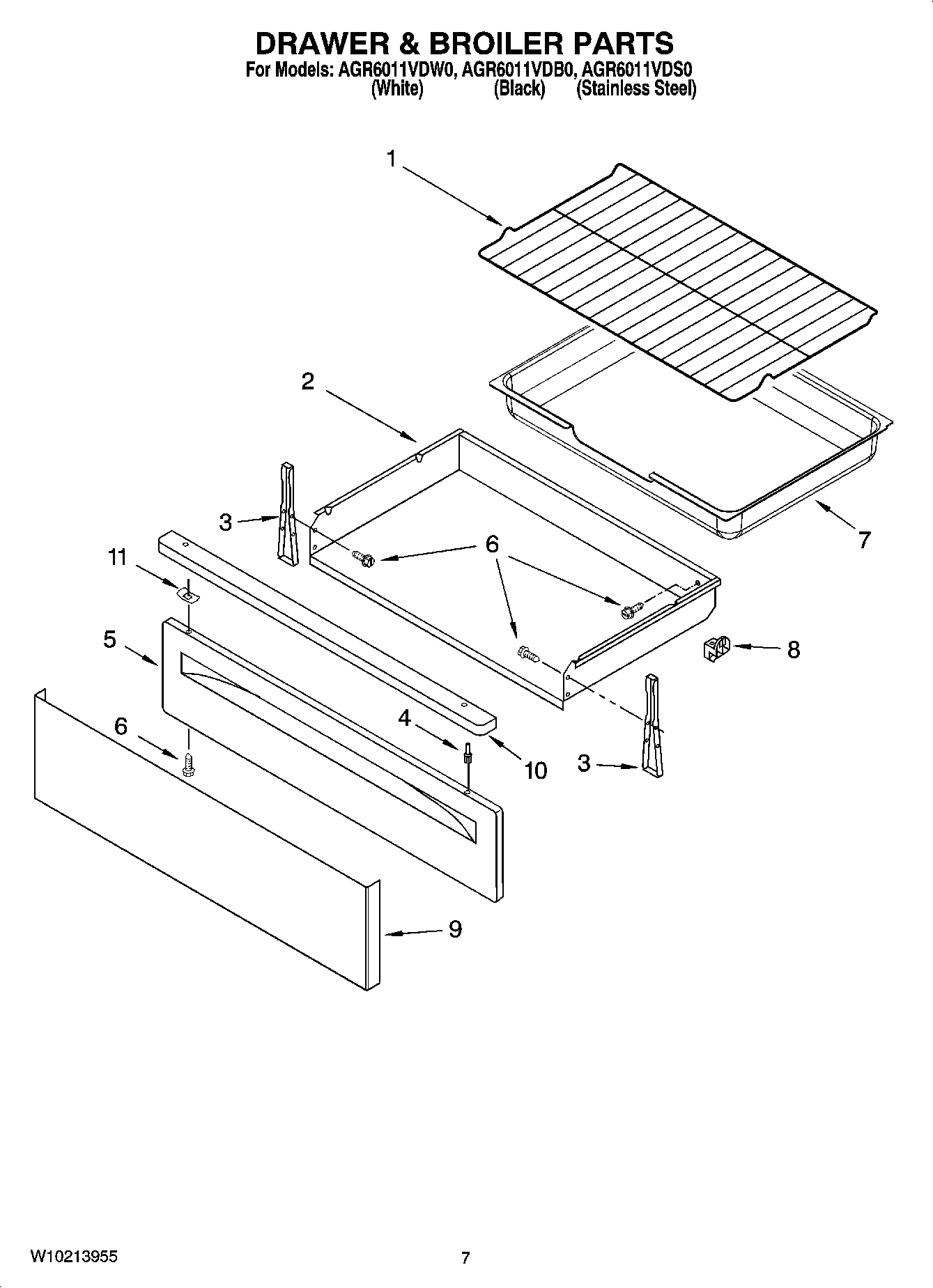 05 - DRAWER & BROILER PARTS