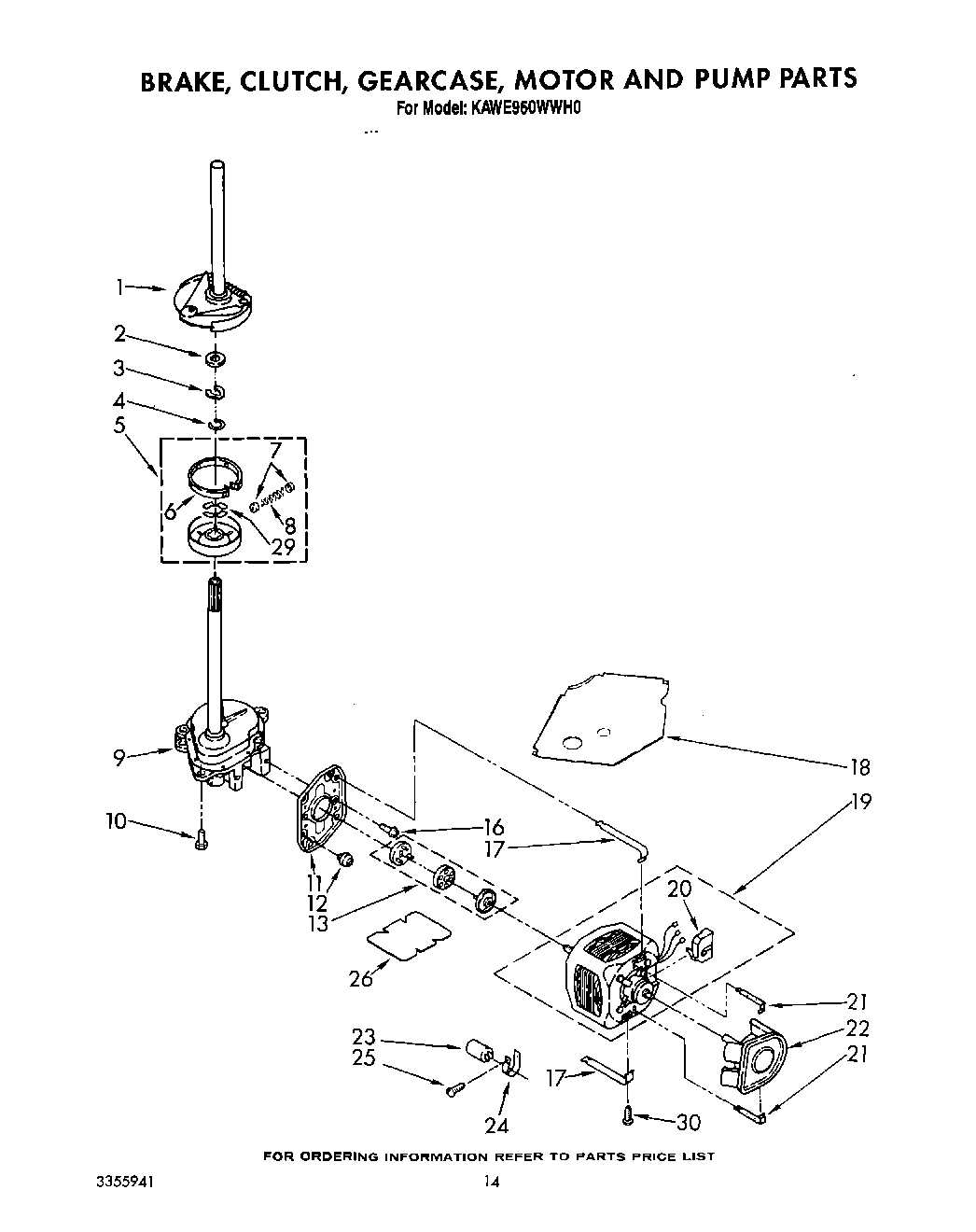 09 - BRAKE, CLUTCH, GEARCASE, MOTOR AND PUMP
