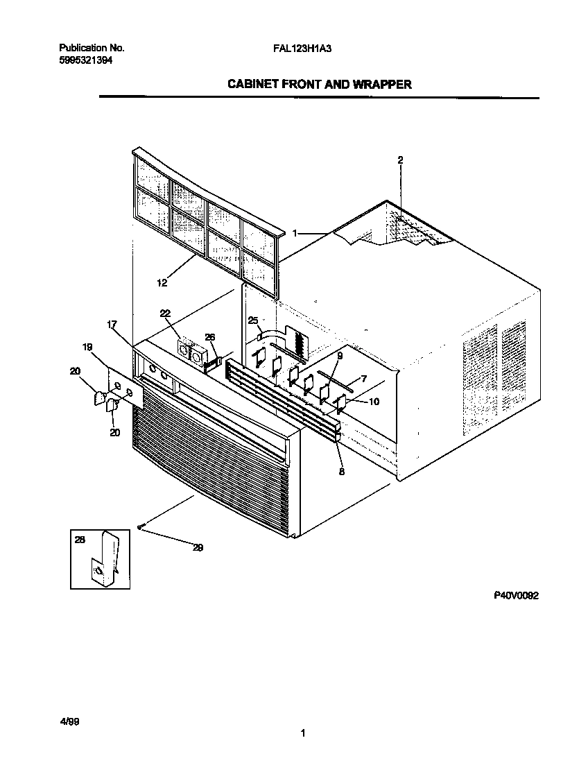 02 - CABINET FRONT/WRAPPER