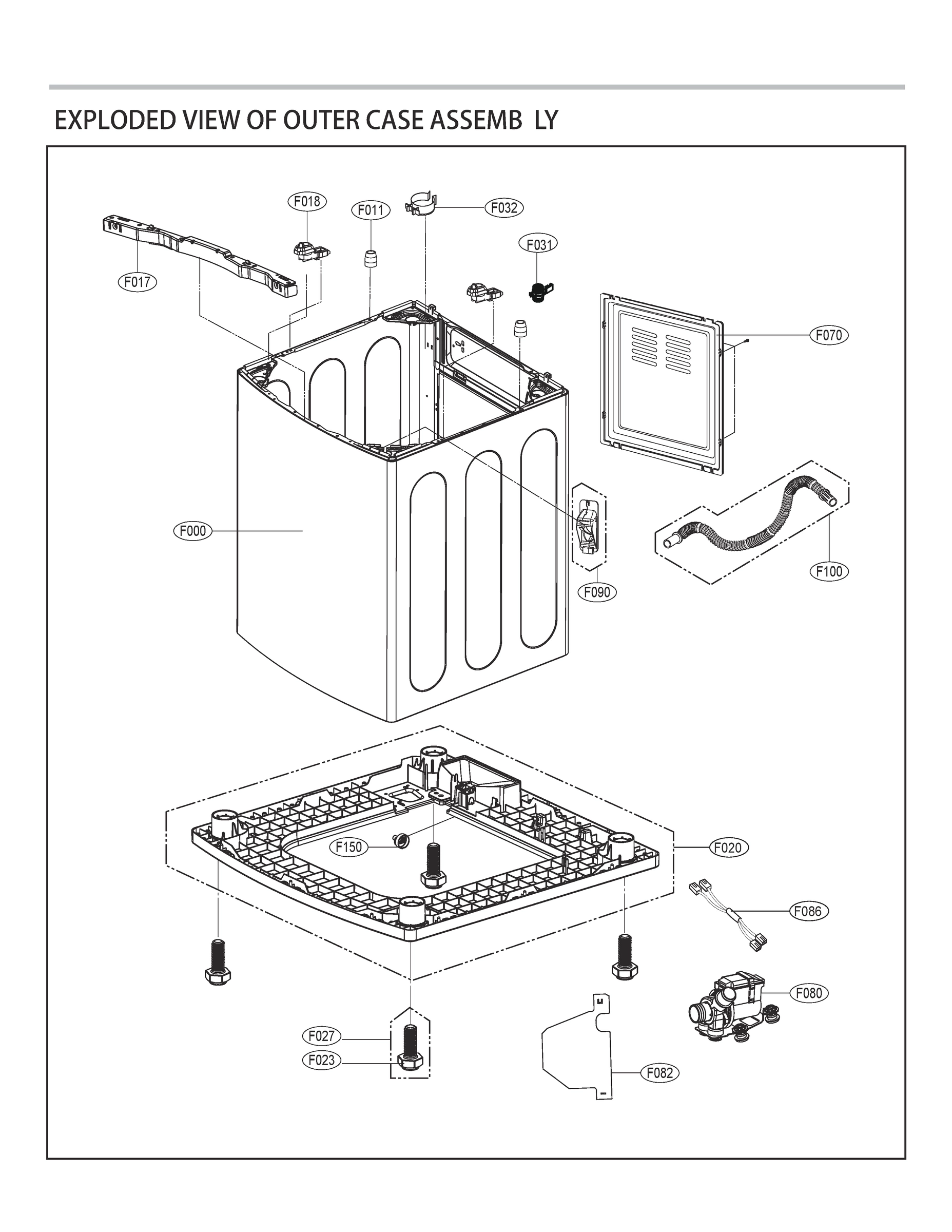 OUTER CASE ASSEMBLY