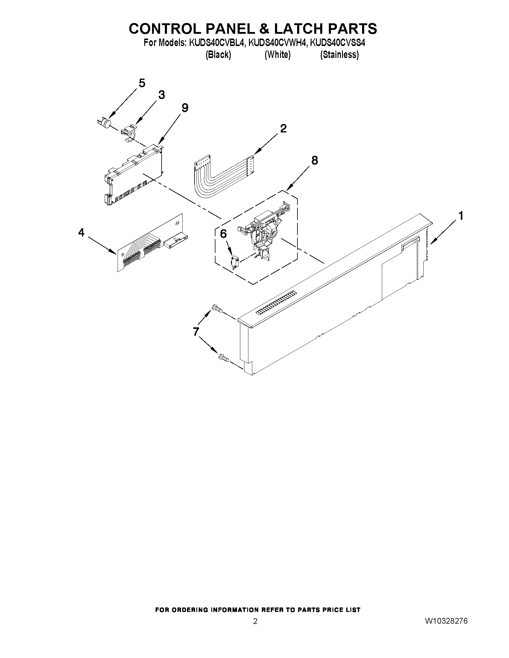 02 - CONTROL PANEL PARTS